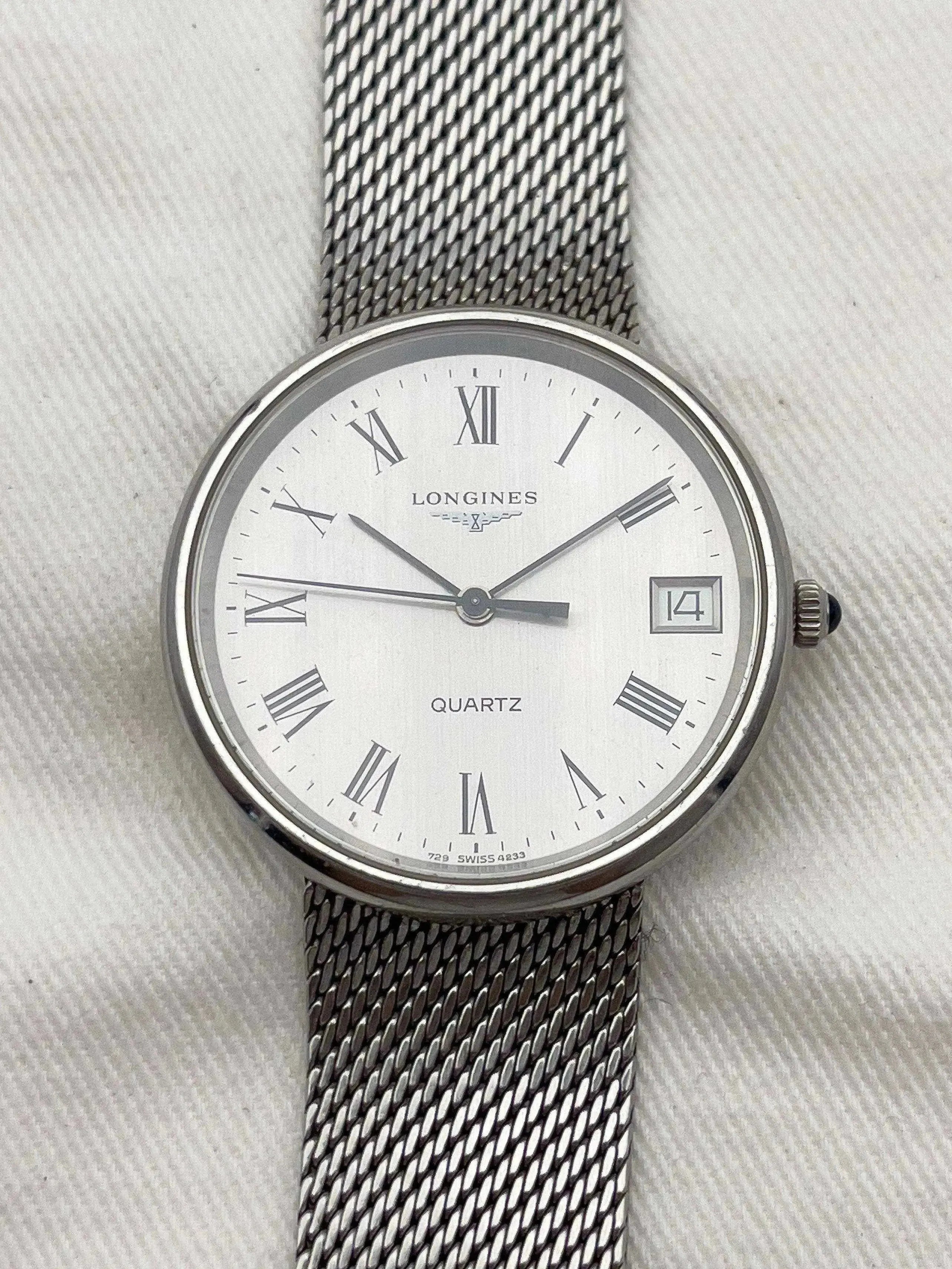Longines - Romain Full Steel Milanaise - Boîte - 1970s - Atelier Victor Paris - Vintage Watch Shop Dubai
