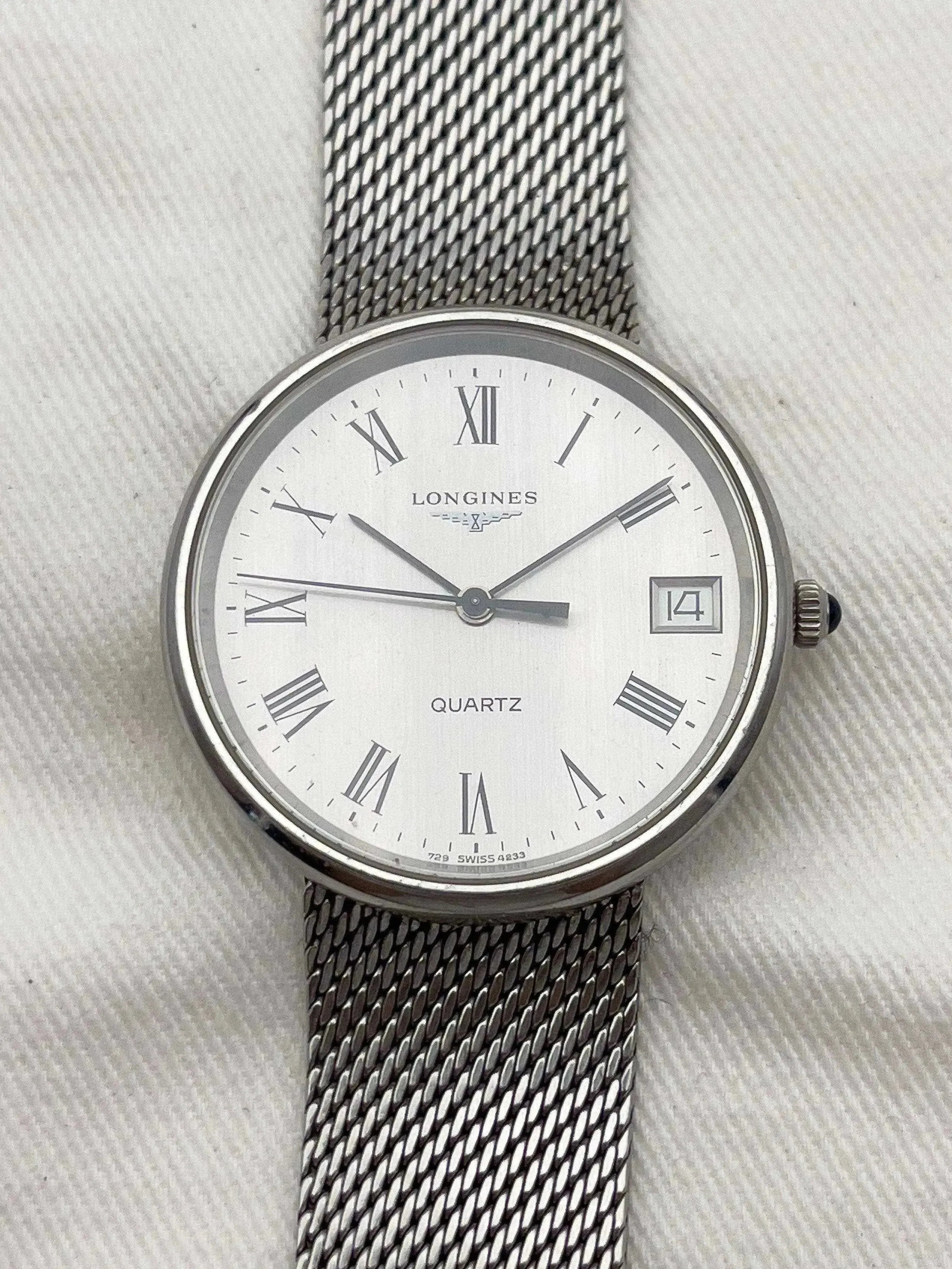 Longines - Romain Full Steel Milanaise - Boîte - 1970s - Atelier Victor - Vintage  Shop