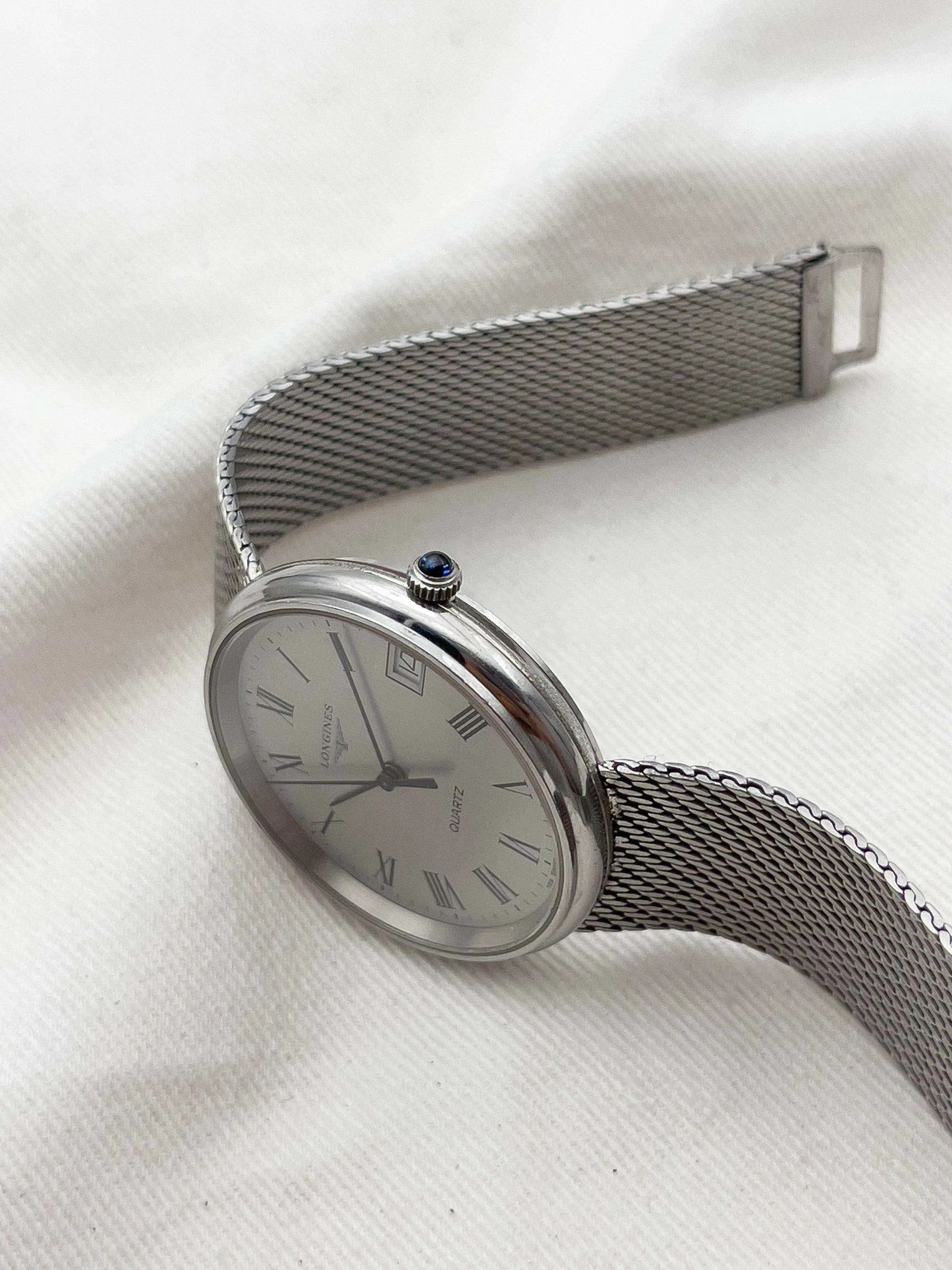 Longines - Romain Full Steel Milanaise - Boîte - 1970s - Atelier Victor - Vintage  Shop