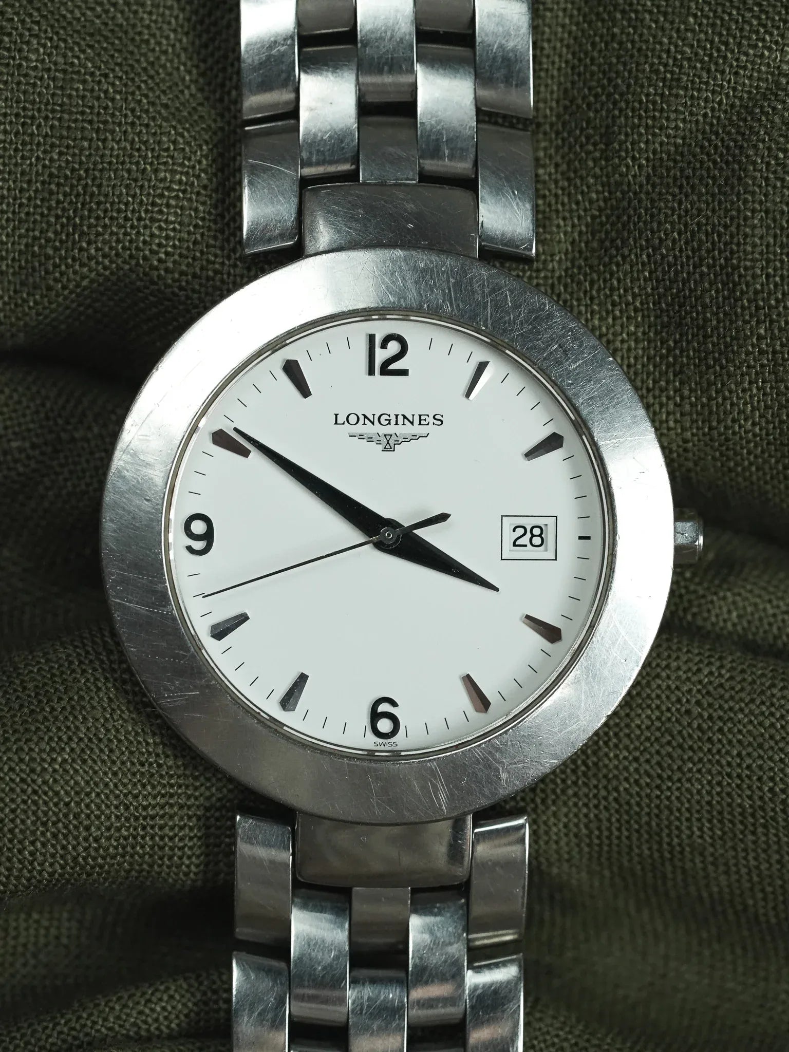 Longines - Ronde Acier Quartz 37mm - 1990s - Atelier Victor - Vintage  Shop