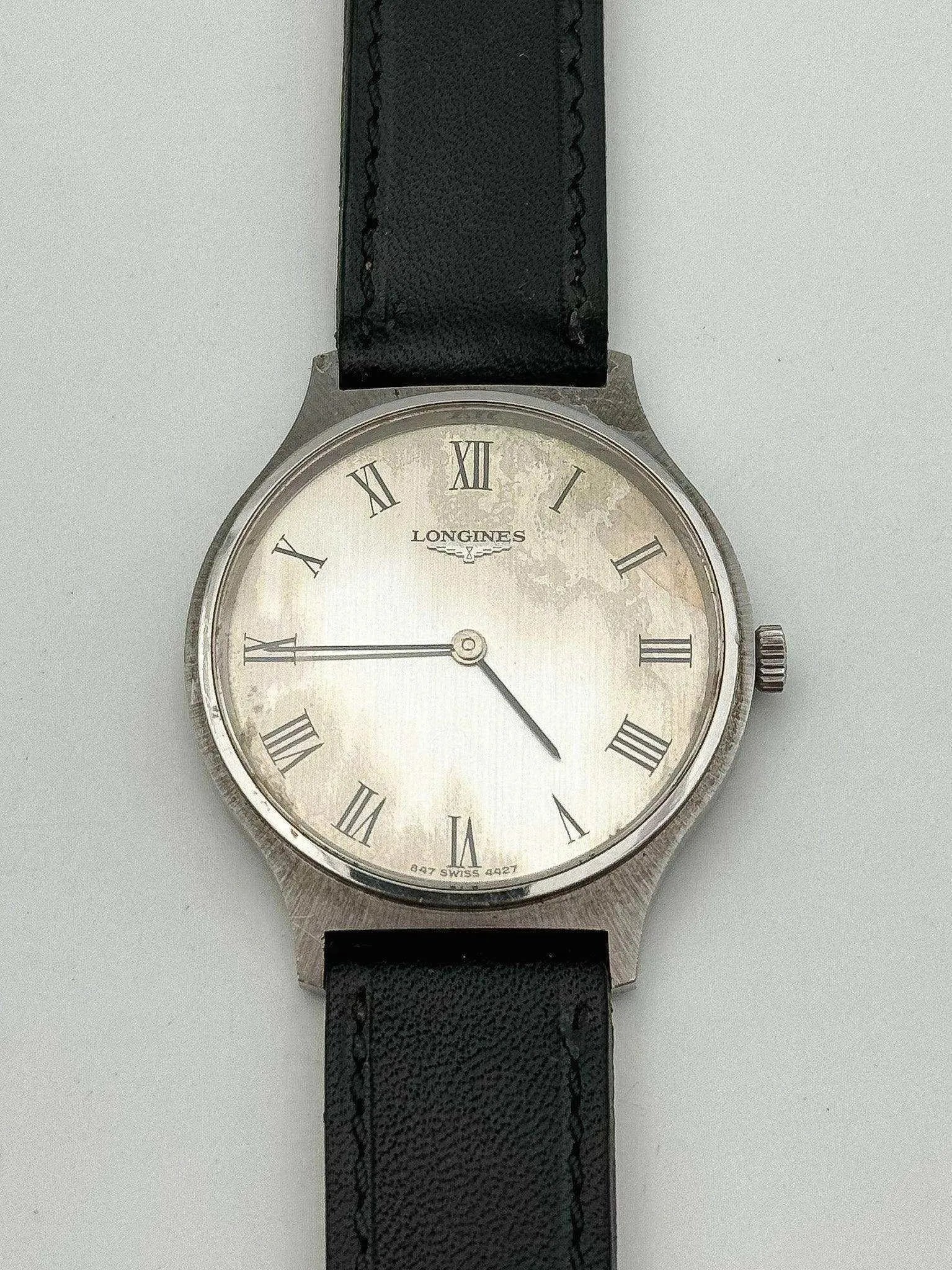 Longines - Silver Patine - 1976 - Atelier Victor Paris - Vintage Watch Shop Dubai