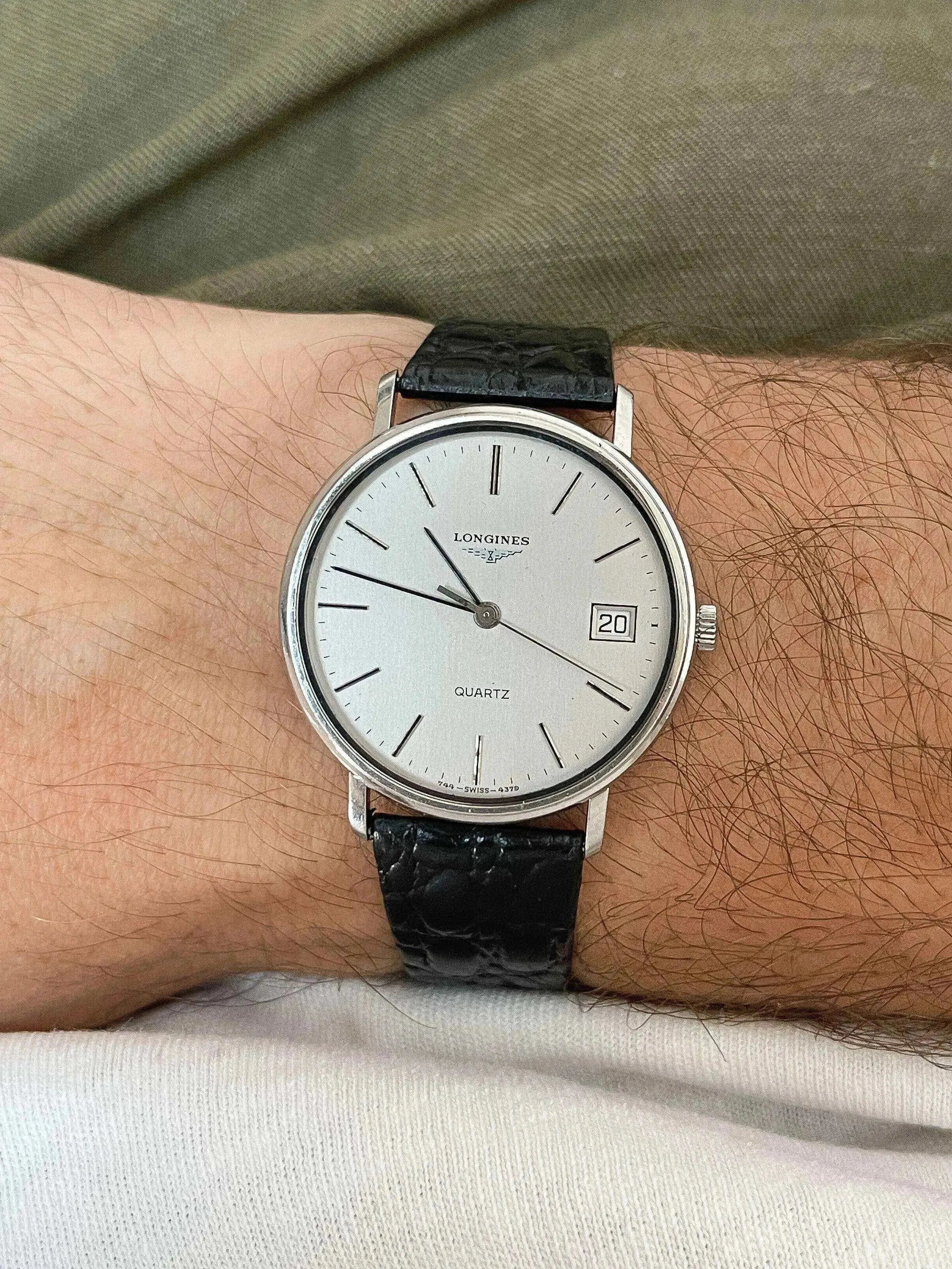 Longines - Steel Dial Date - 1984 - Atelier Victor - Vintage  Shop