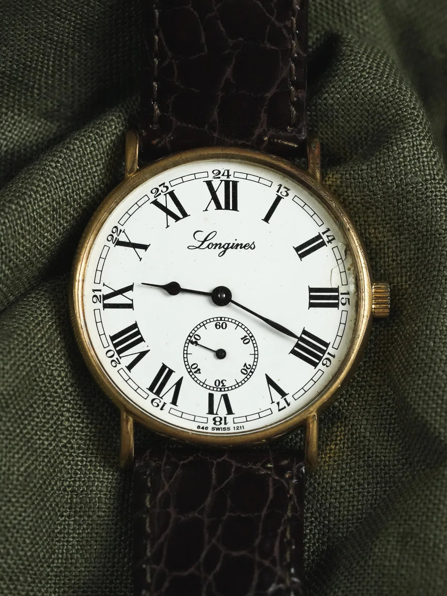 Longines - Style Ancien Romain Remontage manuel - 1970s - Atelier Victor - Vintage  Shop