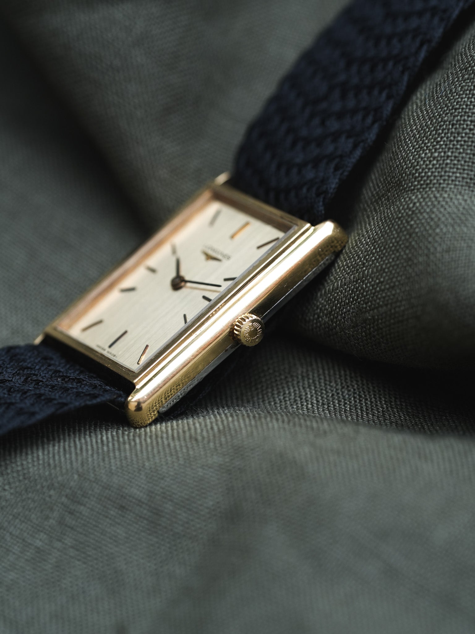 Longines - Tank XL Plaqué or - 1980s - Atelier Victor - Vintage  Shop