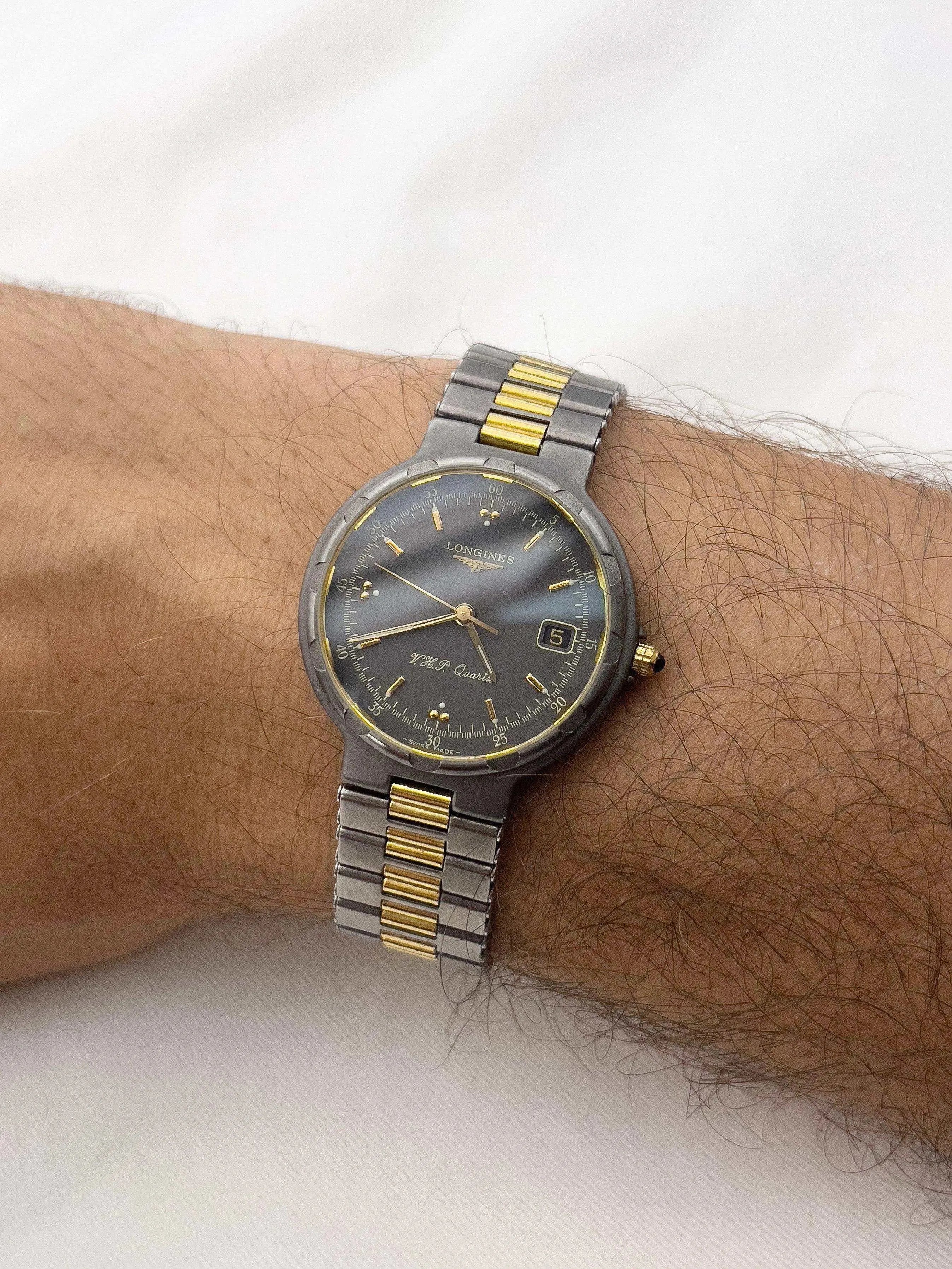 Longines - Titanium Conquest XL + BOX - 1980's - Atelier Victor Paris - Vintage Watch Shop Dubai