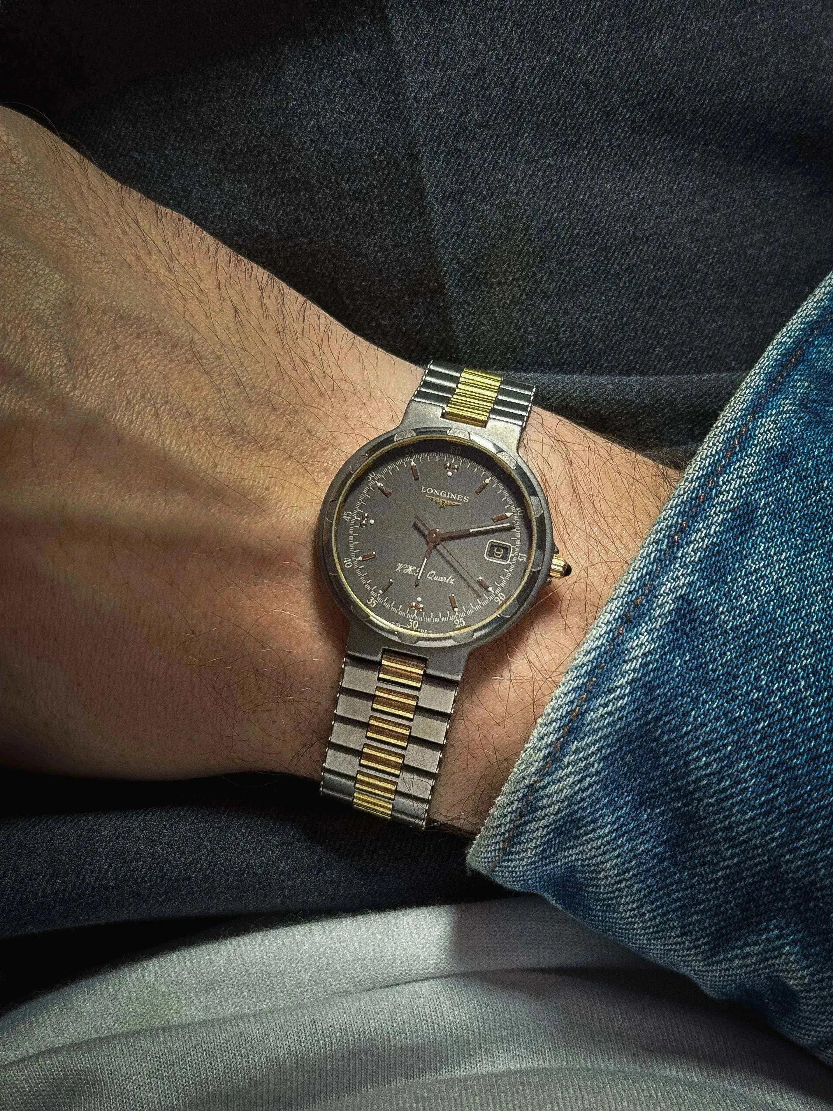 Longines - Titanium Conquest XL + BOX - 1980's - Atelier Victor Paris - Vintage Watch Shop Dubai