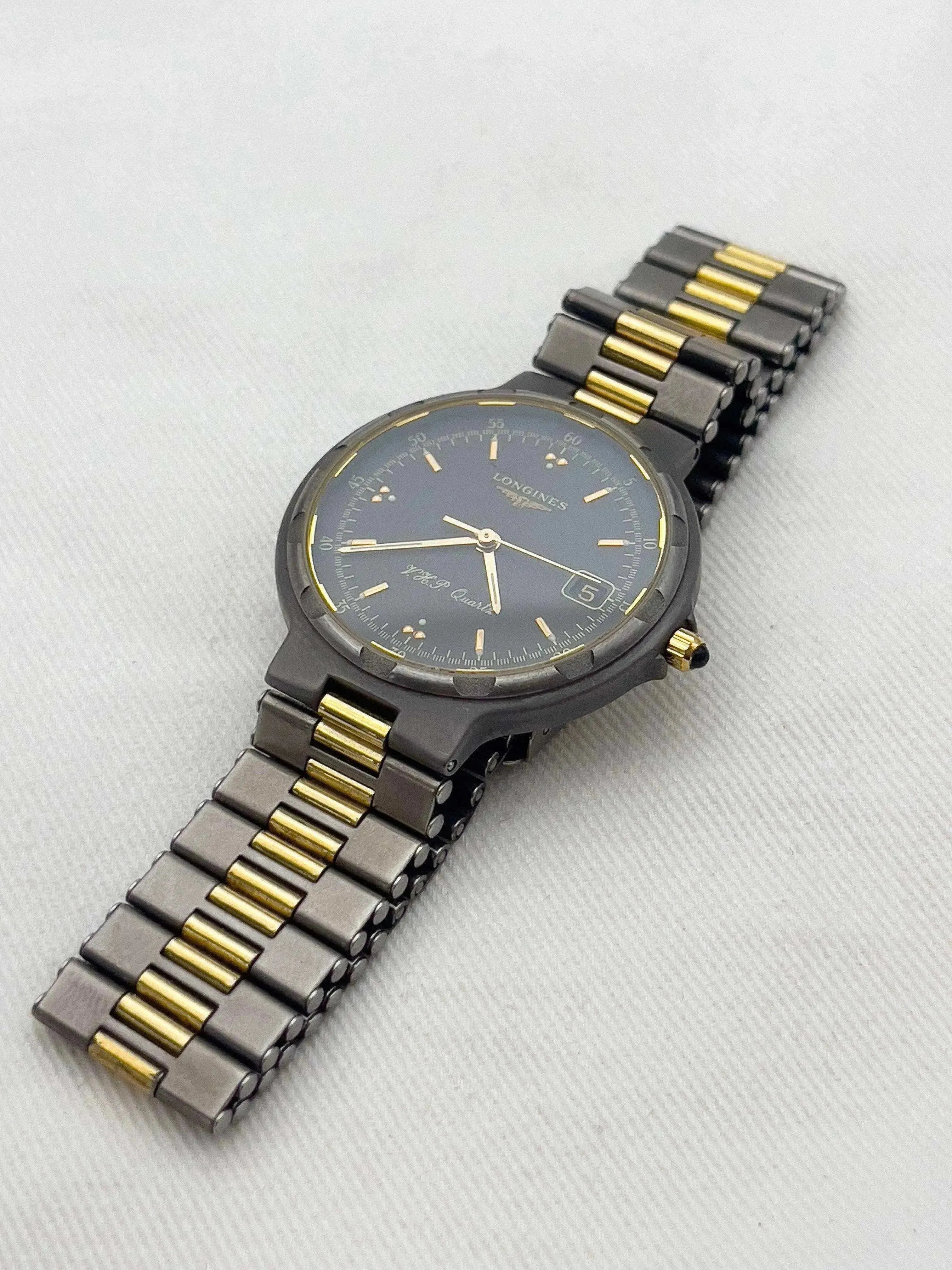 Longines - Titanium Conquest XL + BOX - 1980's - Atelier Victor Paris - Vintage Watch Shop Dubai