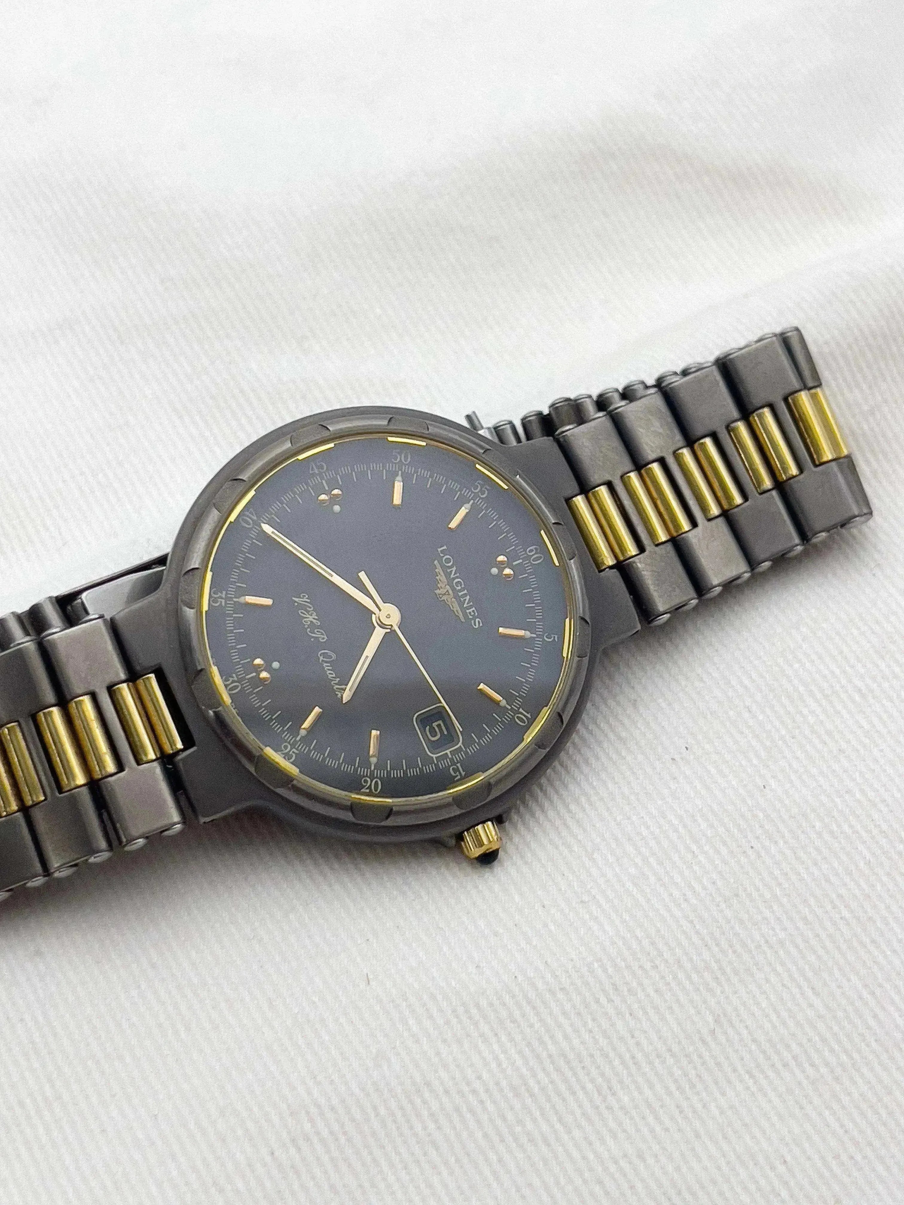 Longines - Titanium Conquest XL + BOX - 1980's - Atelier Victor Paris - Vintage Watch Shop Dubai