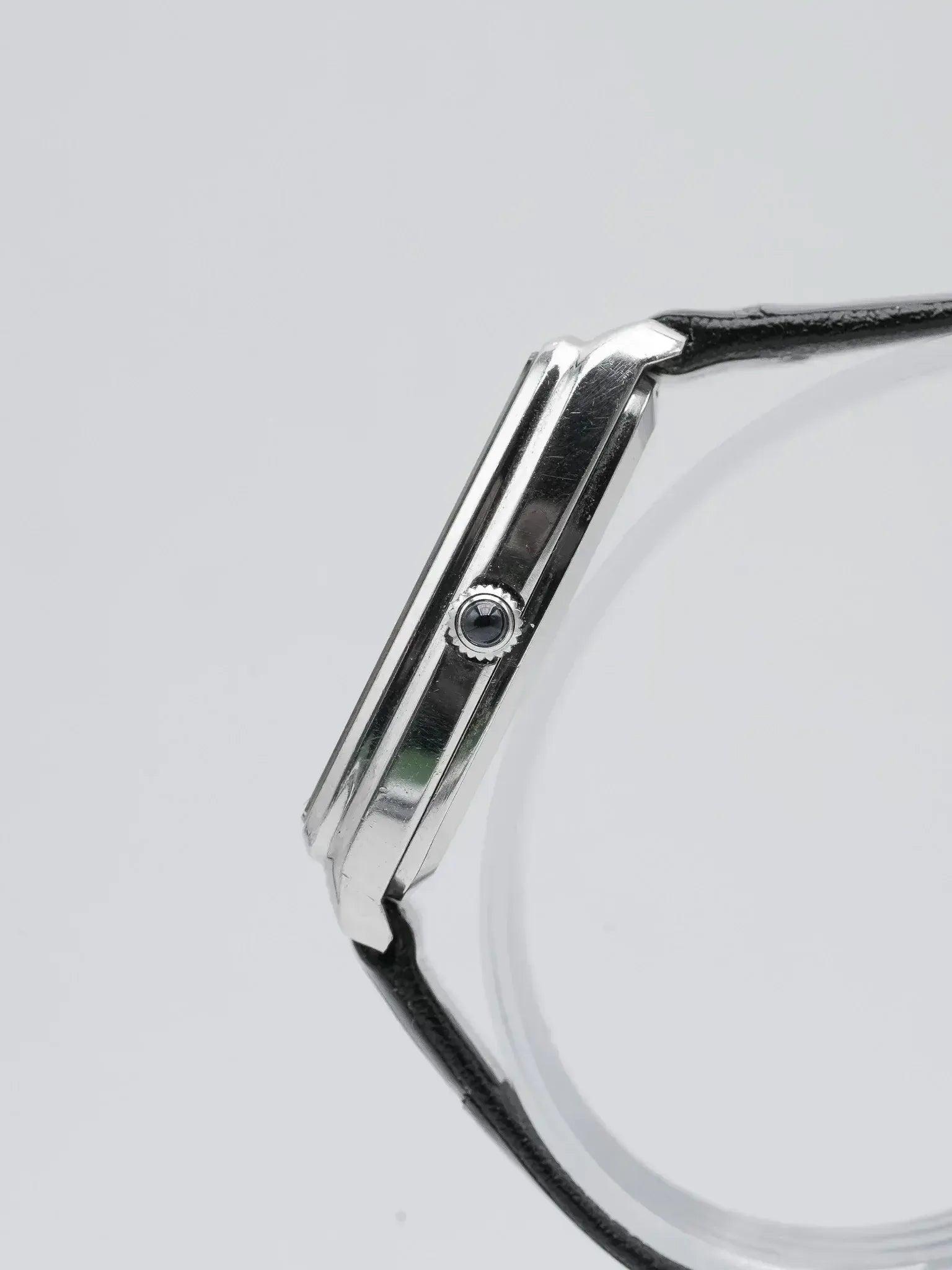 Longines - Steel Linen Tonneau - 1980s - Atelier Victor