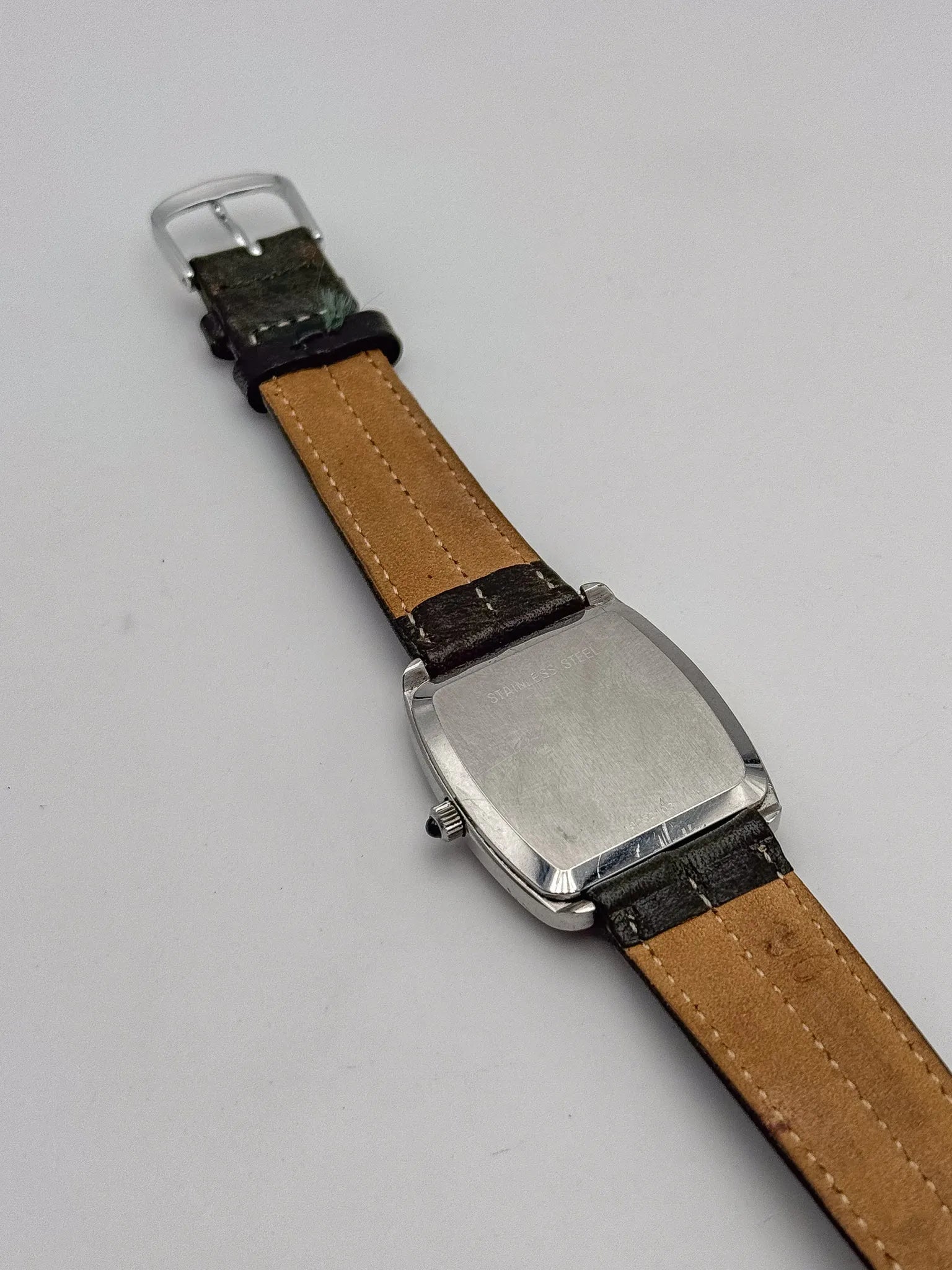Longines - Tonneau XL Cadran Acier - 1980s - Atelier Victor