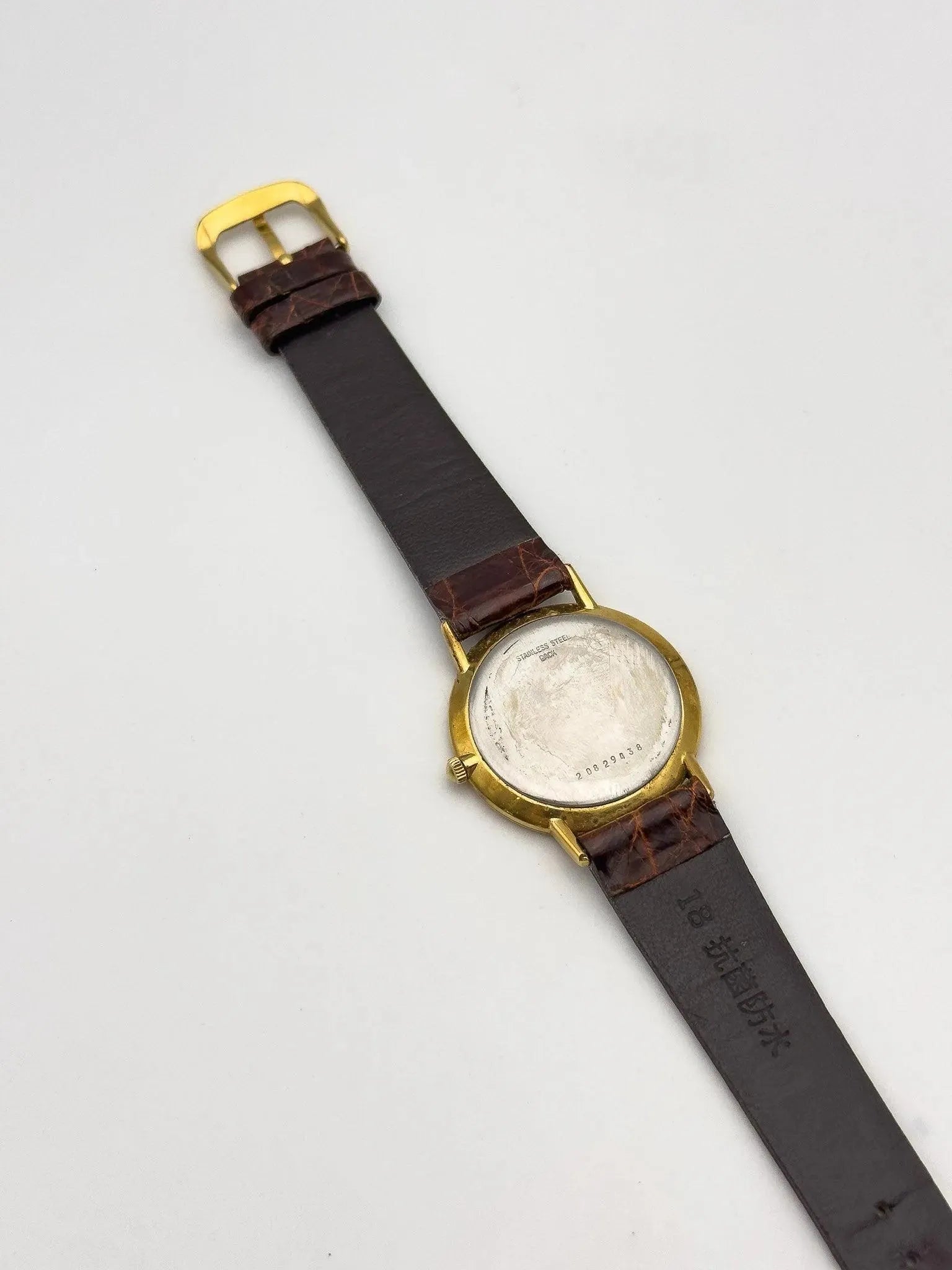 Longines - Ultra Plate Plaqué Or Quartz - 1980s - Atelier Victor Paris - Vintage Watch Shop Dubai