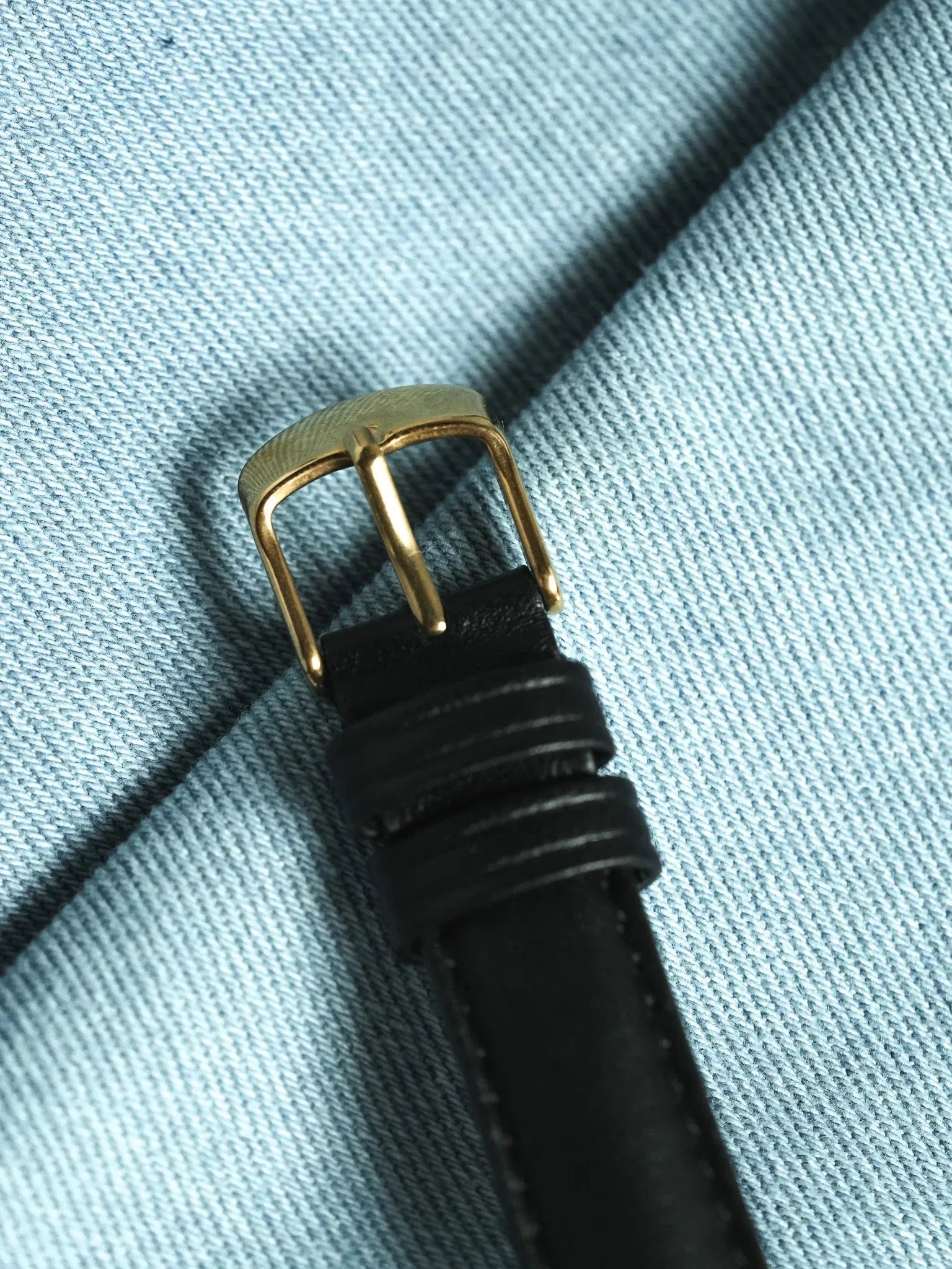 Lorenz - Plaqué or noir date 6h - 1990s - Atelier Victor