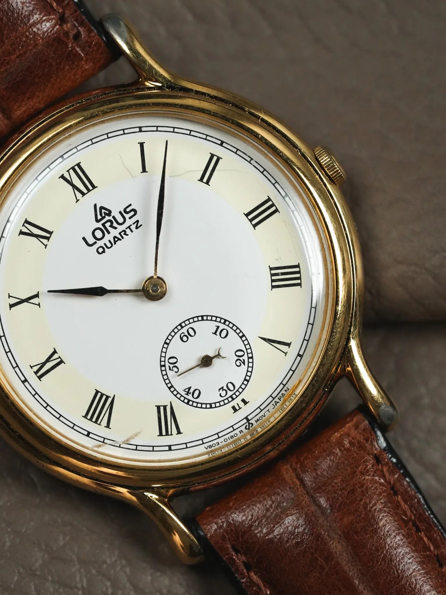 Lorus - Plaqué or Petite-seconde - 1990s - Atelier Victor - Vintage  Shop