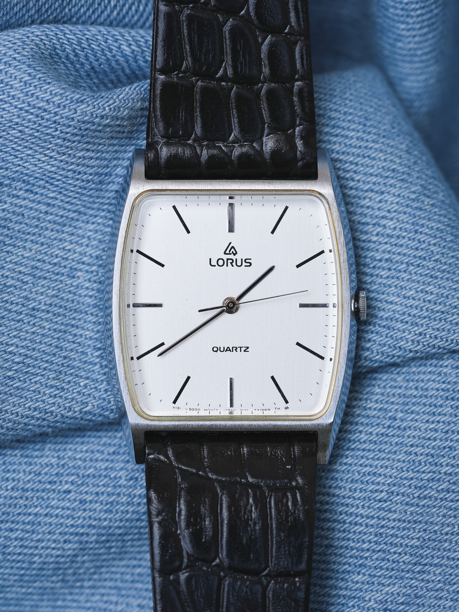 Lorus (Seiko) - Tonneau Cadran acier - NOS - 1980s - Atelier Victor - Vintage  Shop