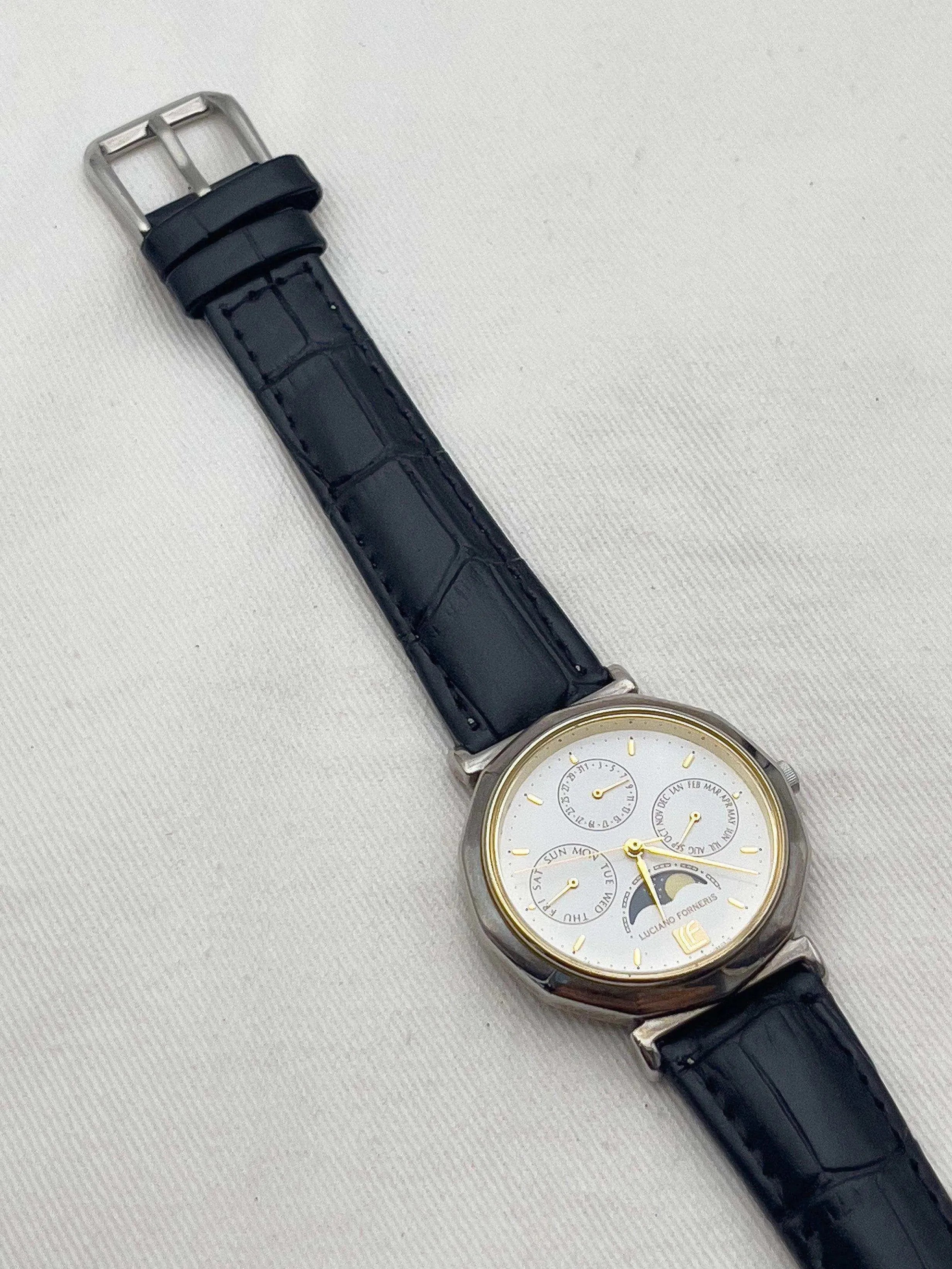 Luciano Forneris par Citizen - Moonphase Triple Calandar - 1980’s - Atelier Victor Paris - Vintage Watch Shop Dubai