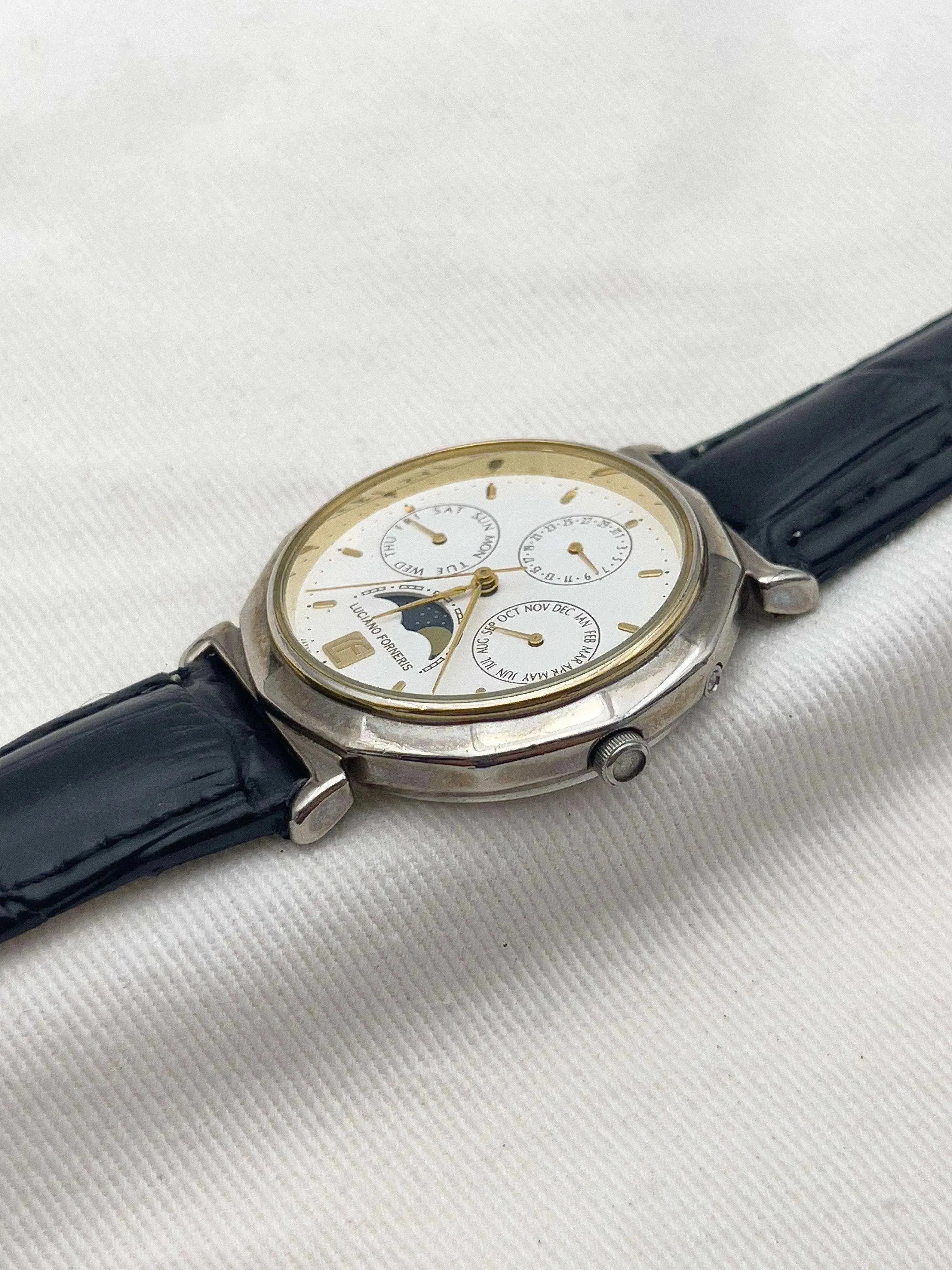 Luciano Forneris par Citizen - Moonphase Triple Calandar - 1980’s - Atelier Victor Paris - Vintage Watch Shop Dubai