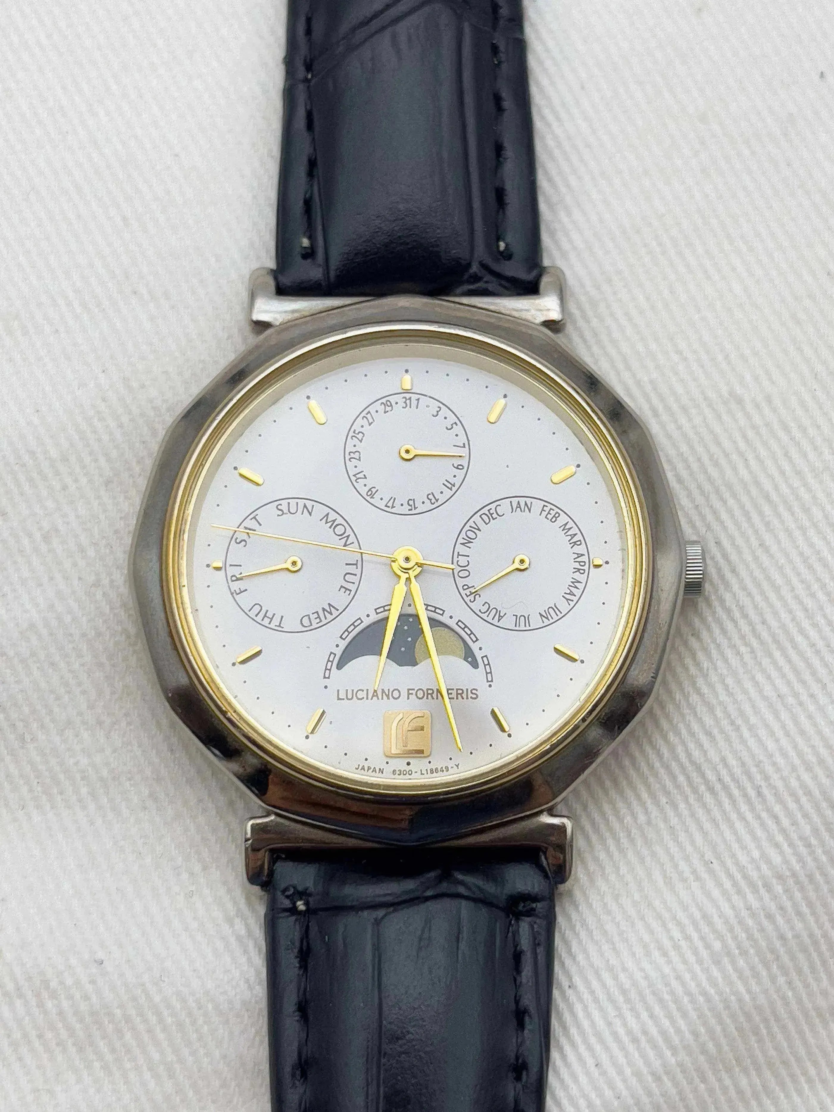 Luciano Forneris par Citizen - Moonphase Triple Calandar - 1980’s - Atelier Victor - Vintage  Shop