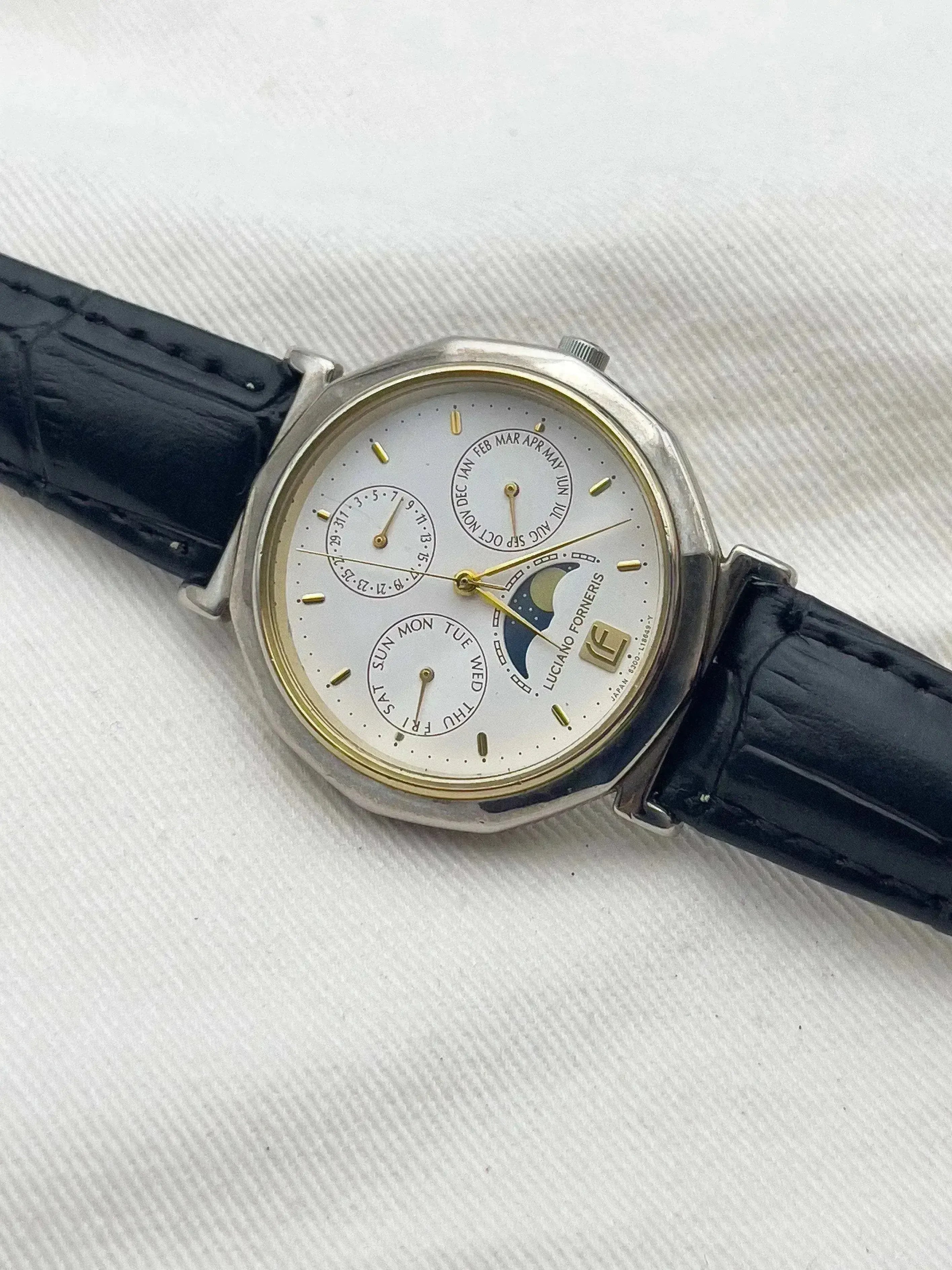 Luciano Forneris par Citizen - Moonphase Triple Calandar - 1980s - Atelier Victor