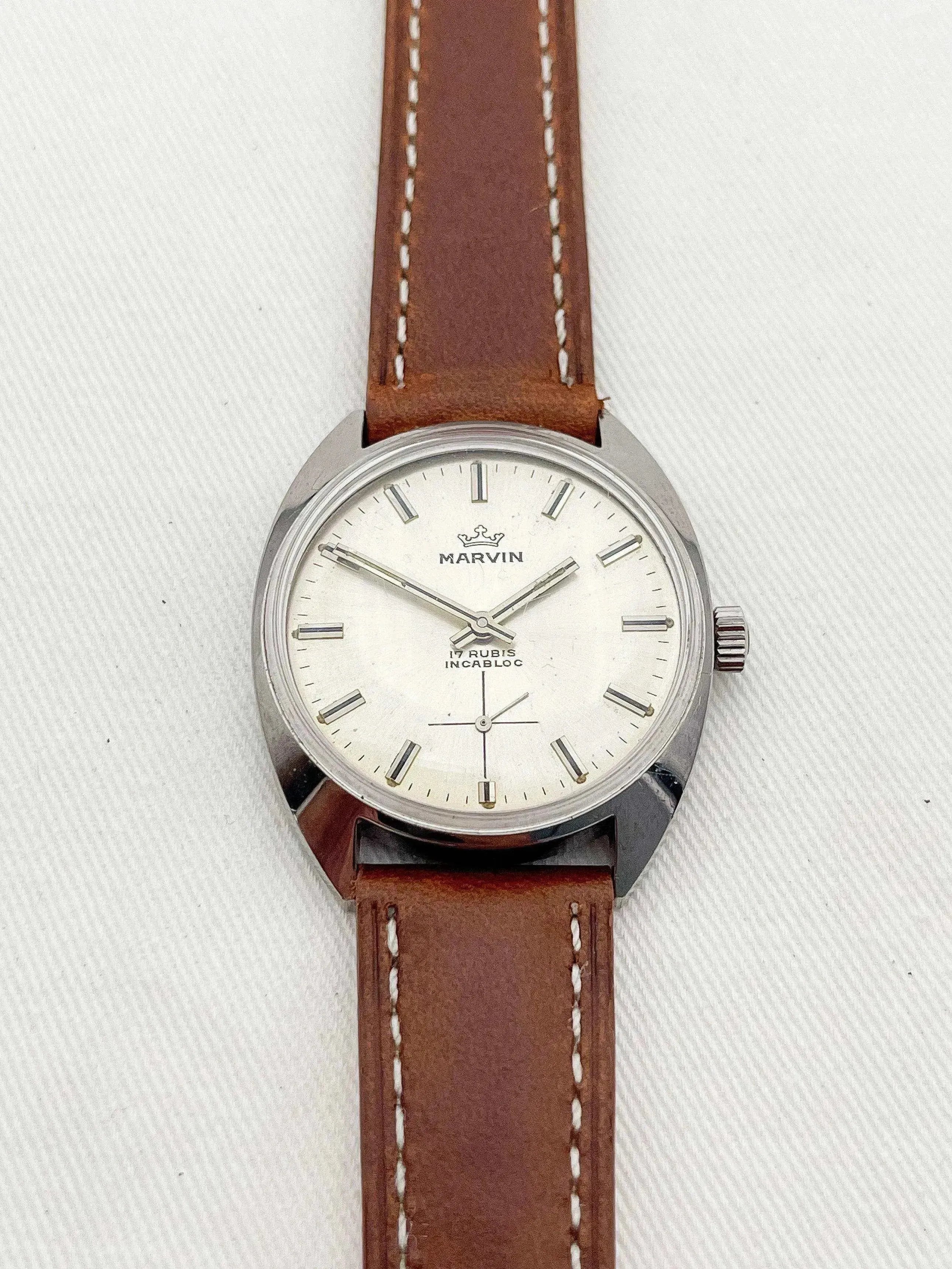 Marvin - Steel Dial Petite Seconde - 1970 - Atelier Victor - Vintage  Shop