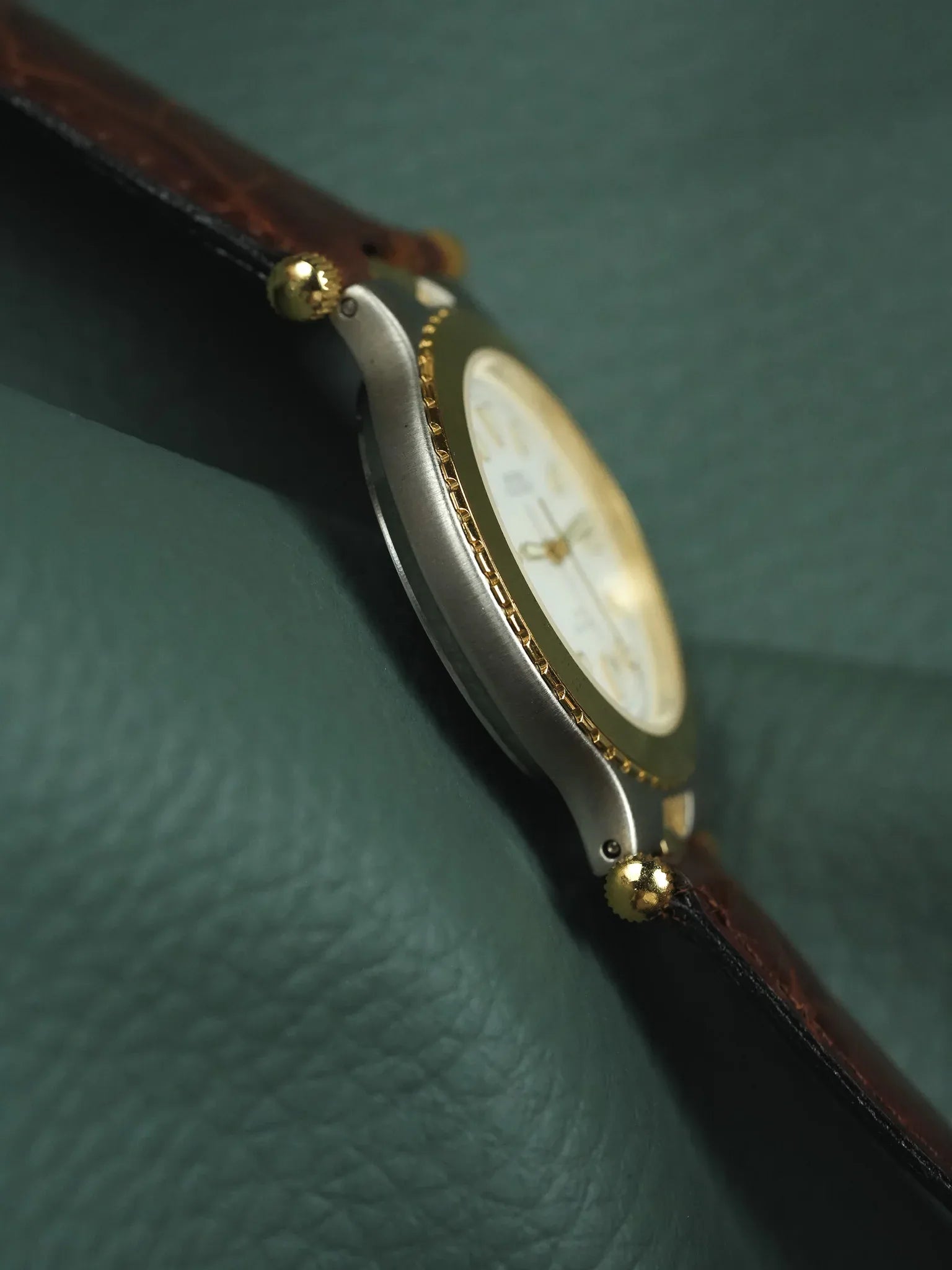 Michel Valentin - Acier Or Cornes Centrales - Neuve de stock - 1990s - Atelier Victor - Vintage  Shop