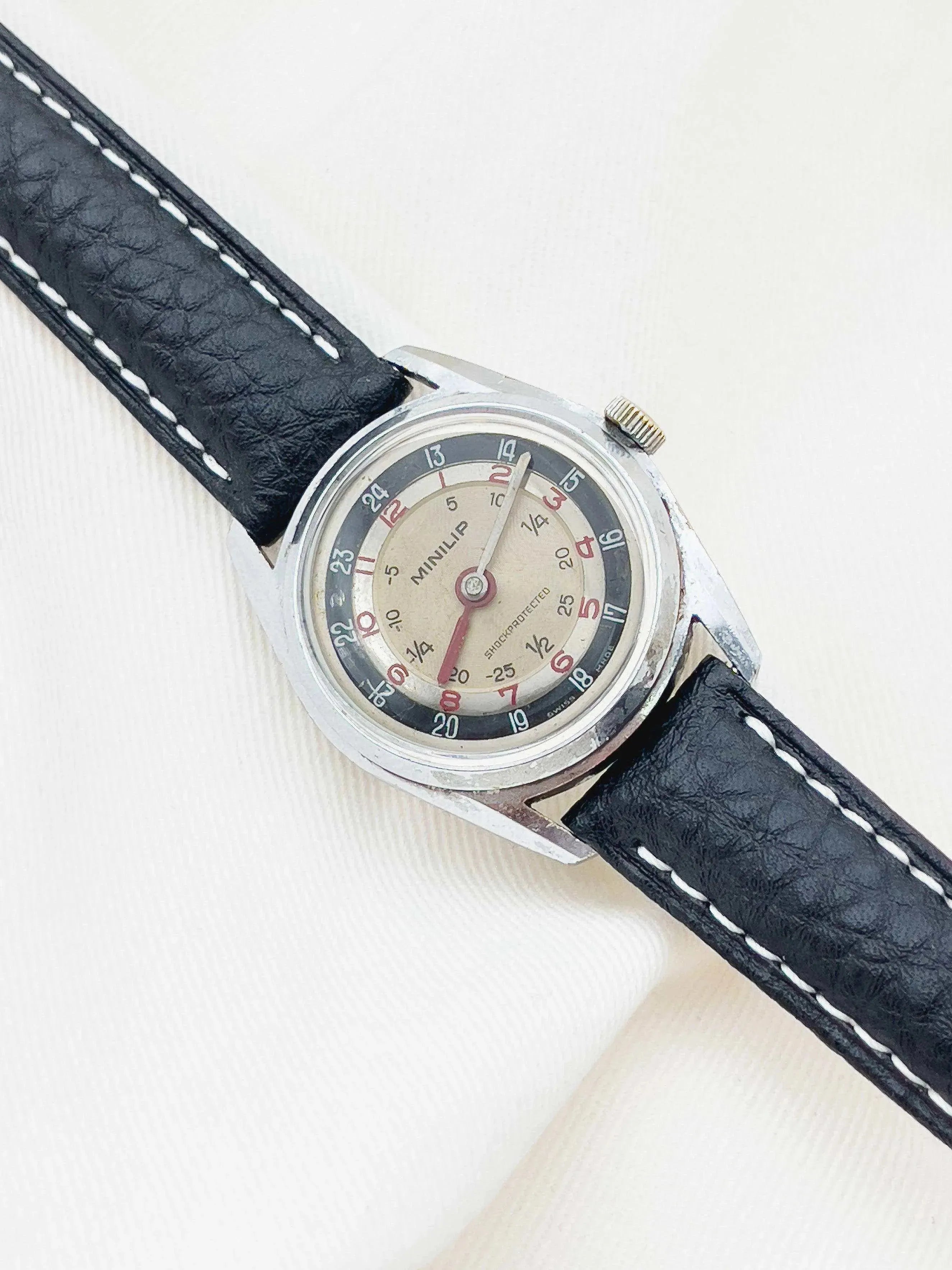 Minilip - Montre éducative Lip - 1969 - Atelier Victor Paris - Vintage Watch Shop Dubai