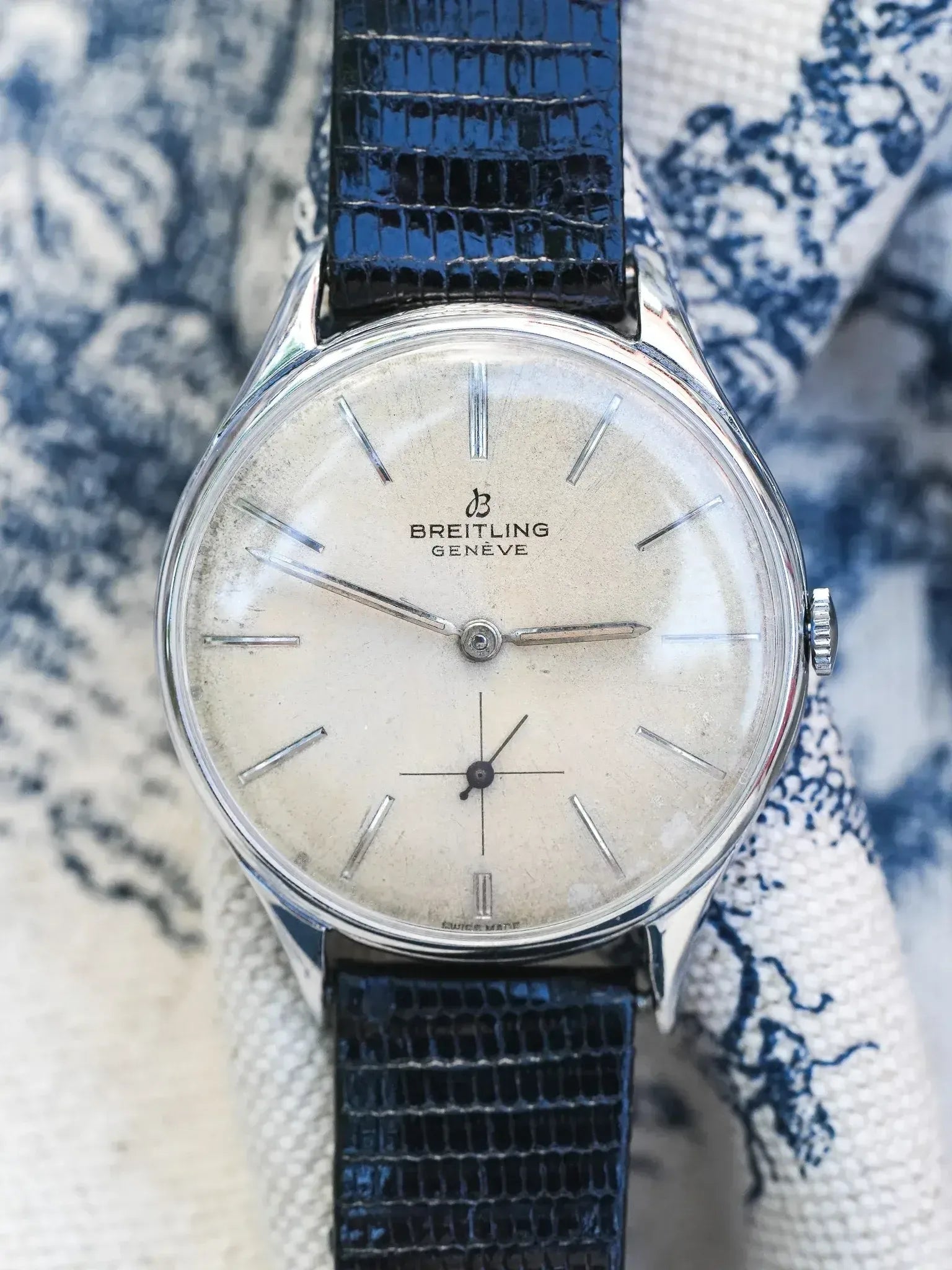 Montre Breitling Calatrava 1904 Vintage - 35mm Acier Petite Seconde (Années 1960) - Atelier Victor