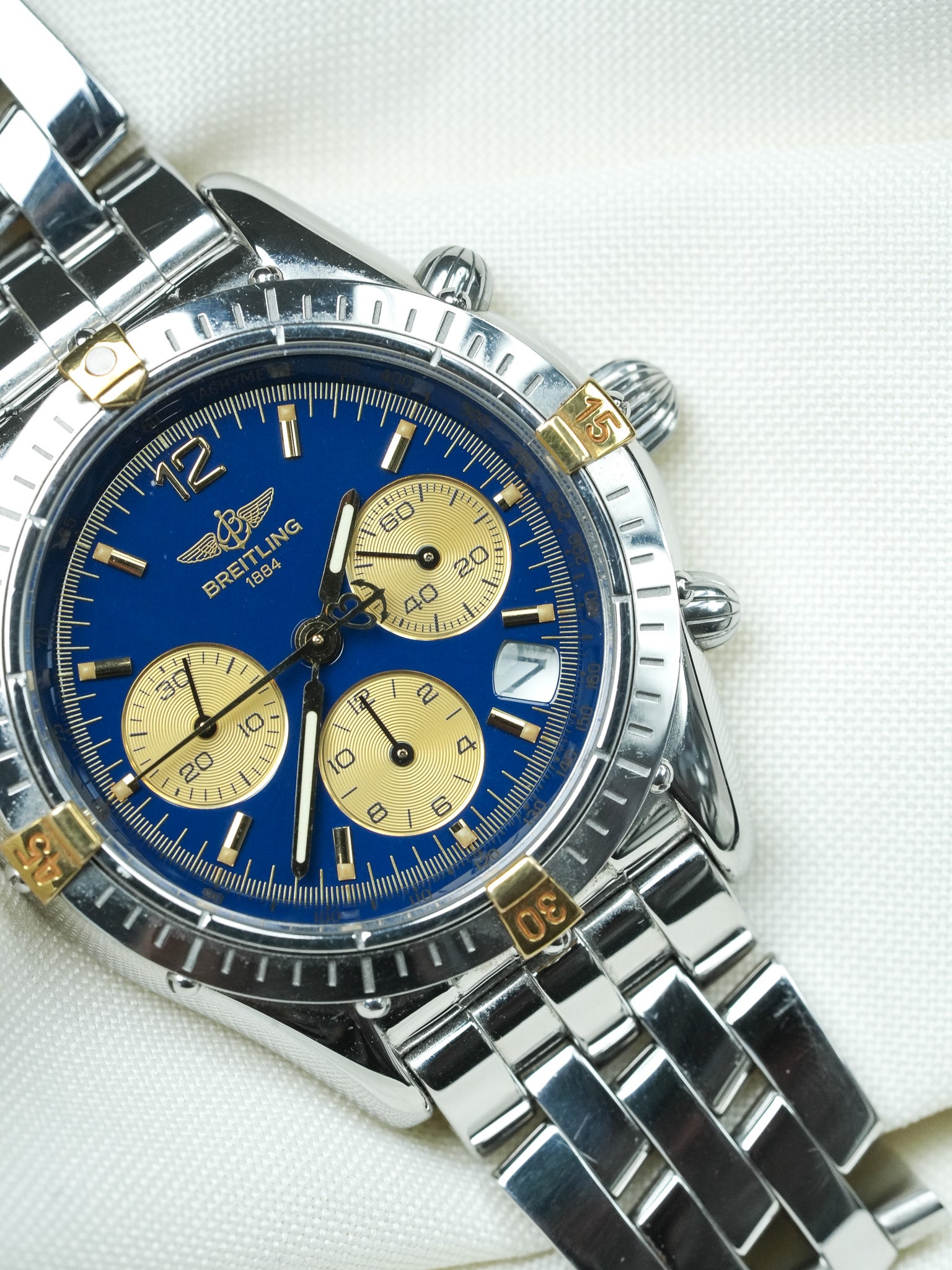 Montre Breitling Cockpit B30012 - Chronographe Cadran Bleu (Année 2000s) - Atelier Victor