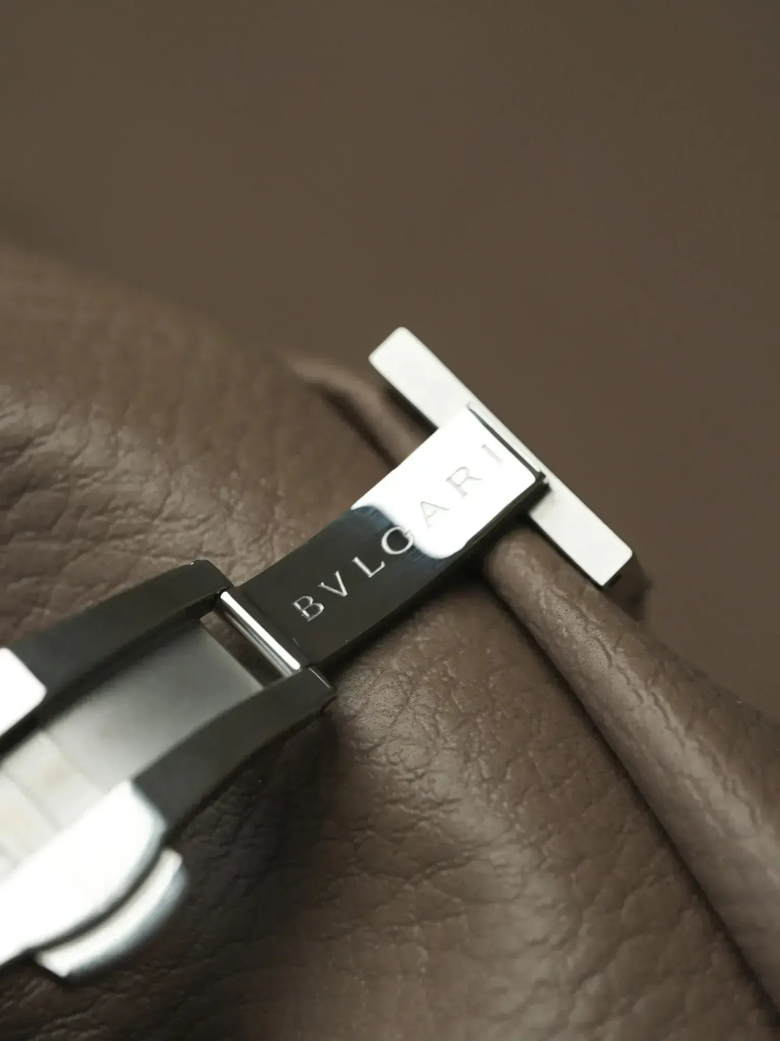 Montre Bvlgari Diagono (Années 2010) - Réf. DG35S Noir Clous de Paris - Atelier Victor