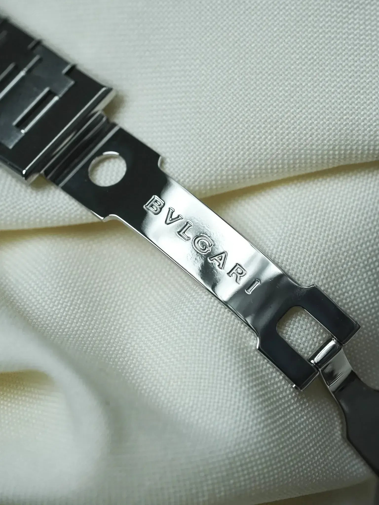 Montre Bvlgari Diagono BB33SS Acier (Années 2000) – Automatique & Cadran Noir - Atelier Victor