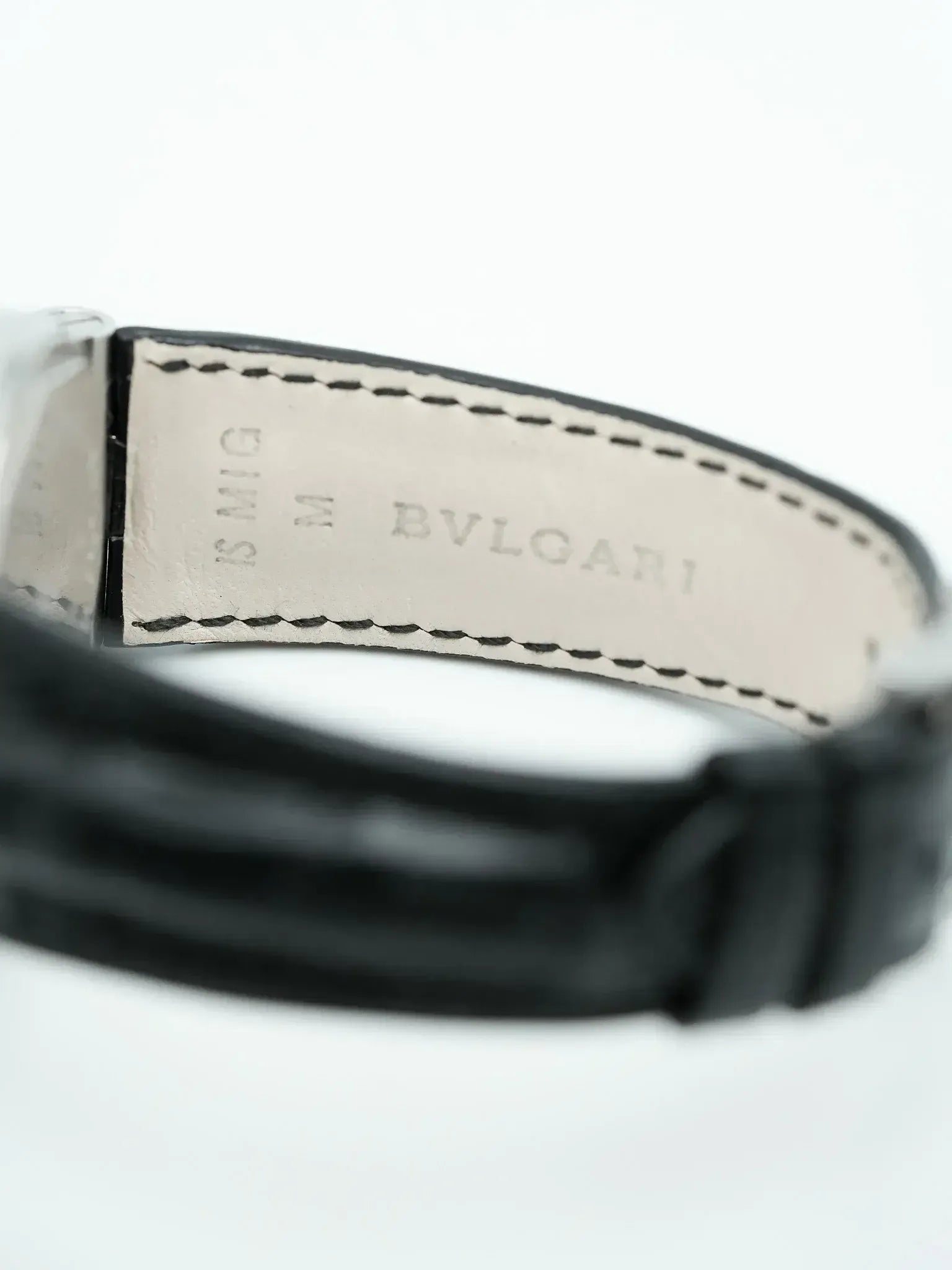 Montre Bvlgari Diagono Chronographe CH35S - Acier Automatique Alligator (Années 1990) - Atelier Victor