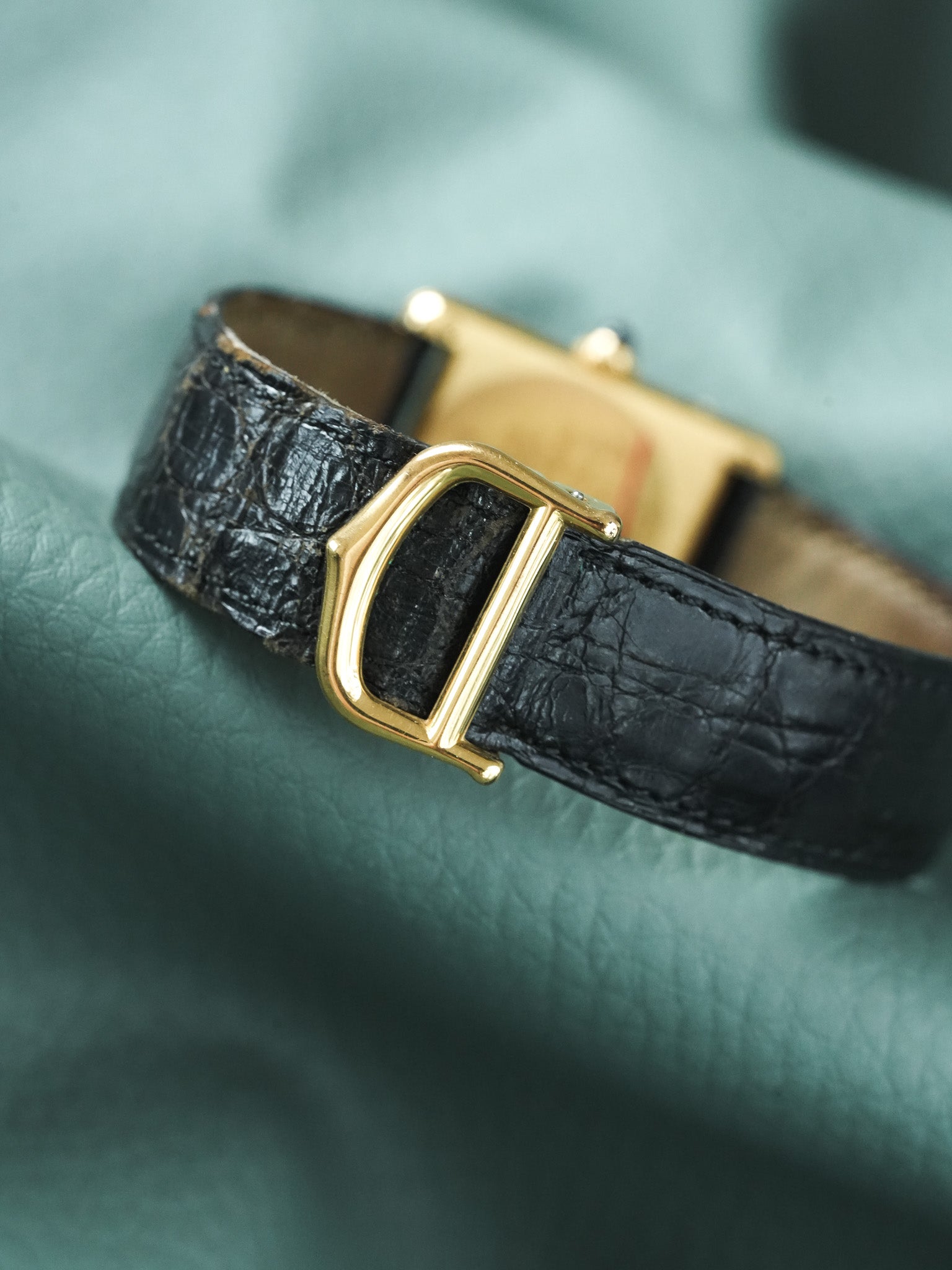 Montre Cartier Must de Cartier Tank - Vermeil Cadran "Stepped" (Années 1980) - Atelier Victor