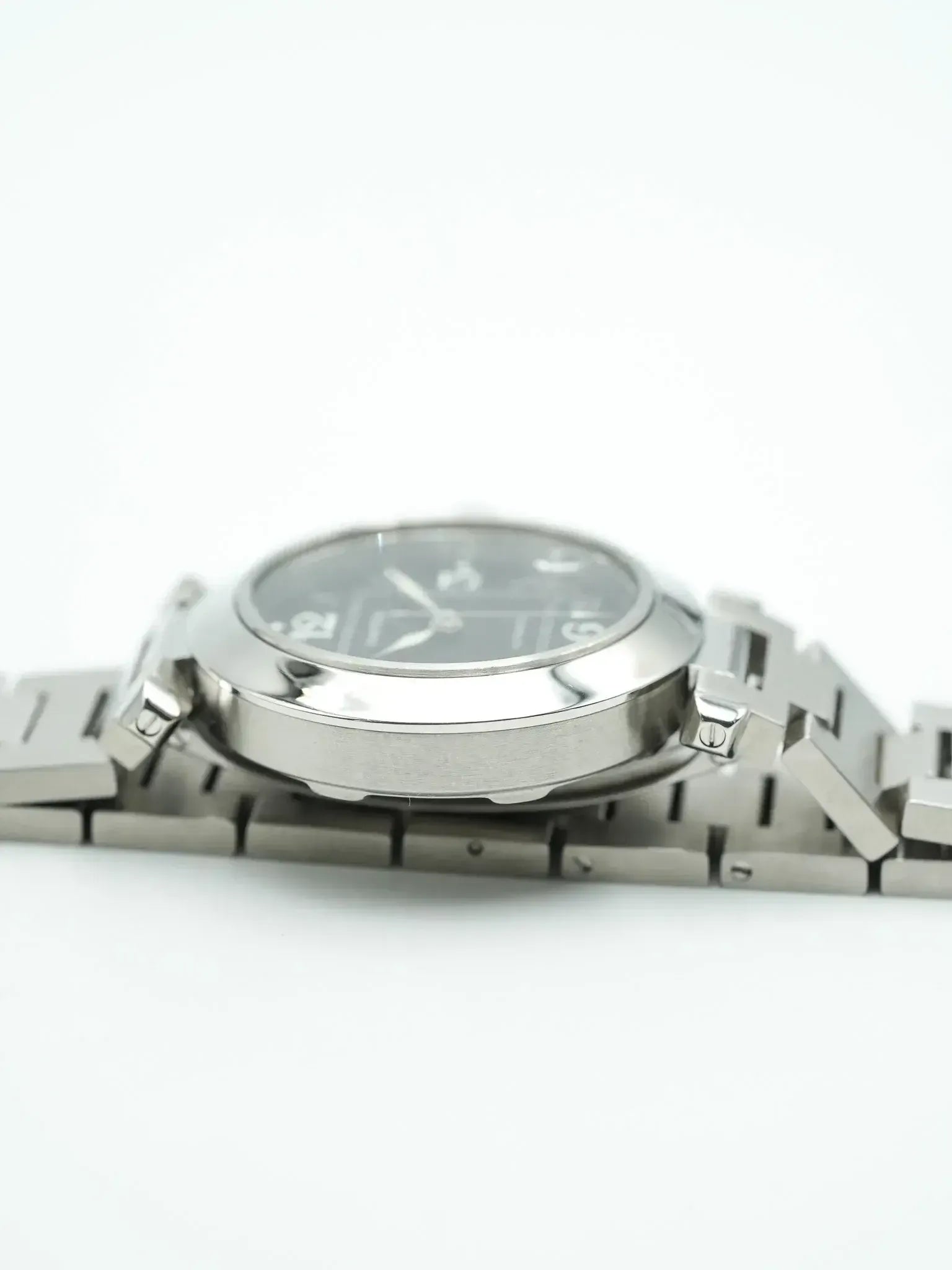 Cartier - Pasha Date 35mm Cadra noir - papier - 2000s - Atelier Victor