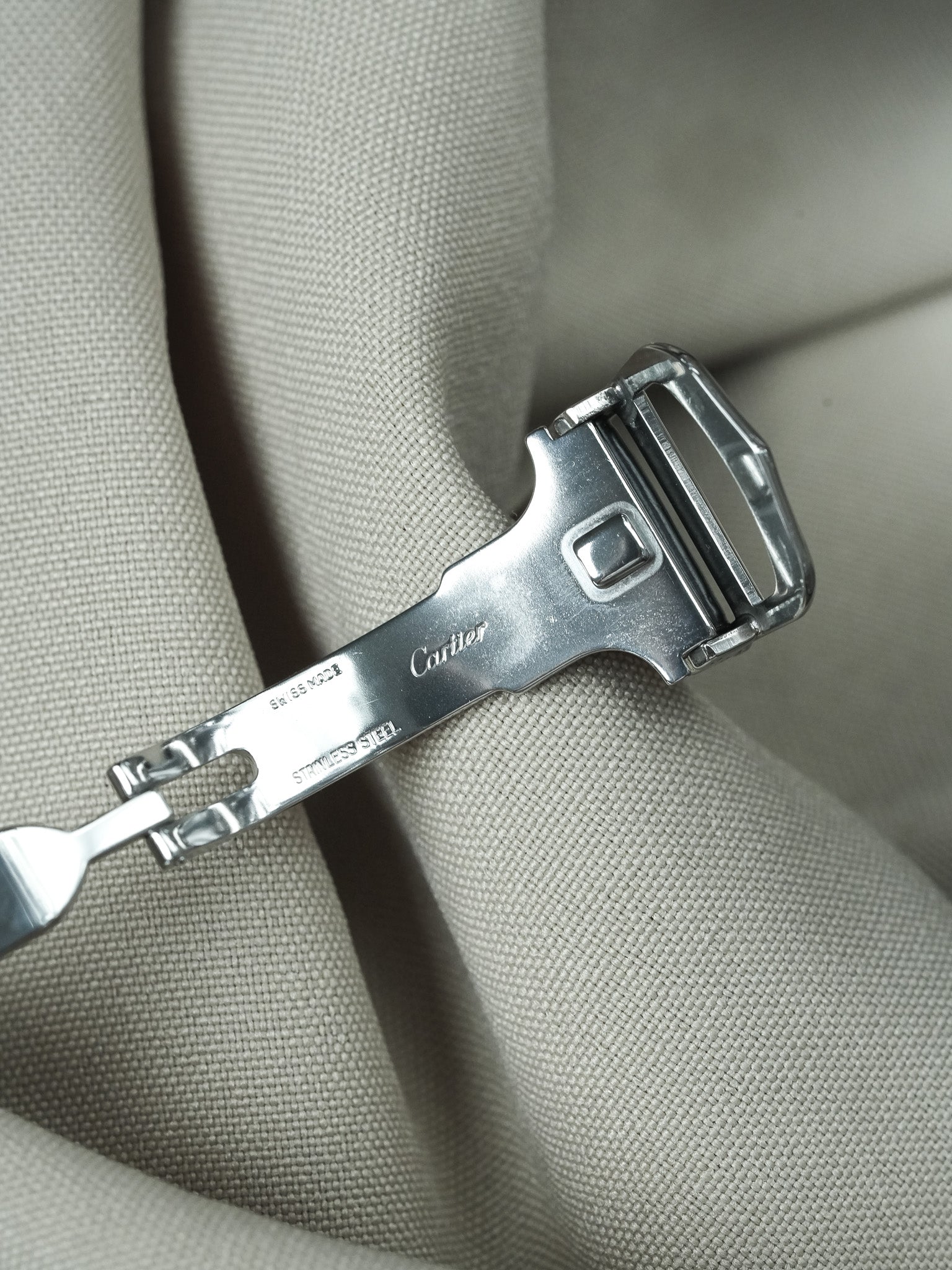 Montre Cartier Pasha Vintage - ref. R4010 Acier 35.5mm Crème (Années 2000) - Atelier Victor