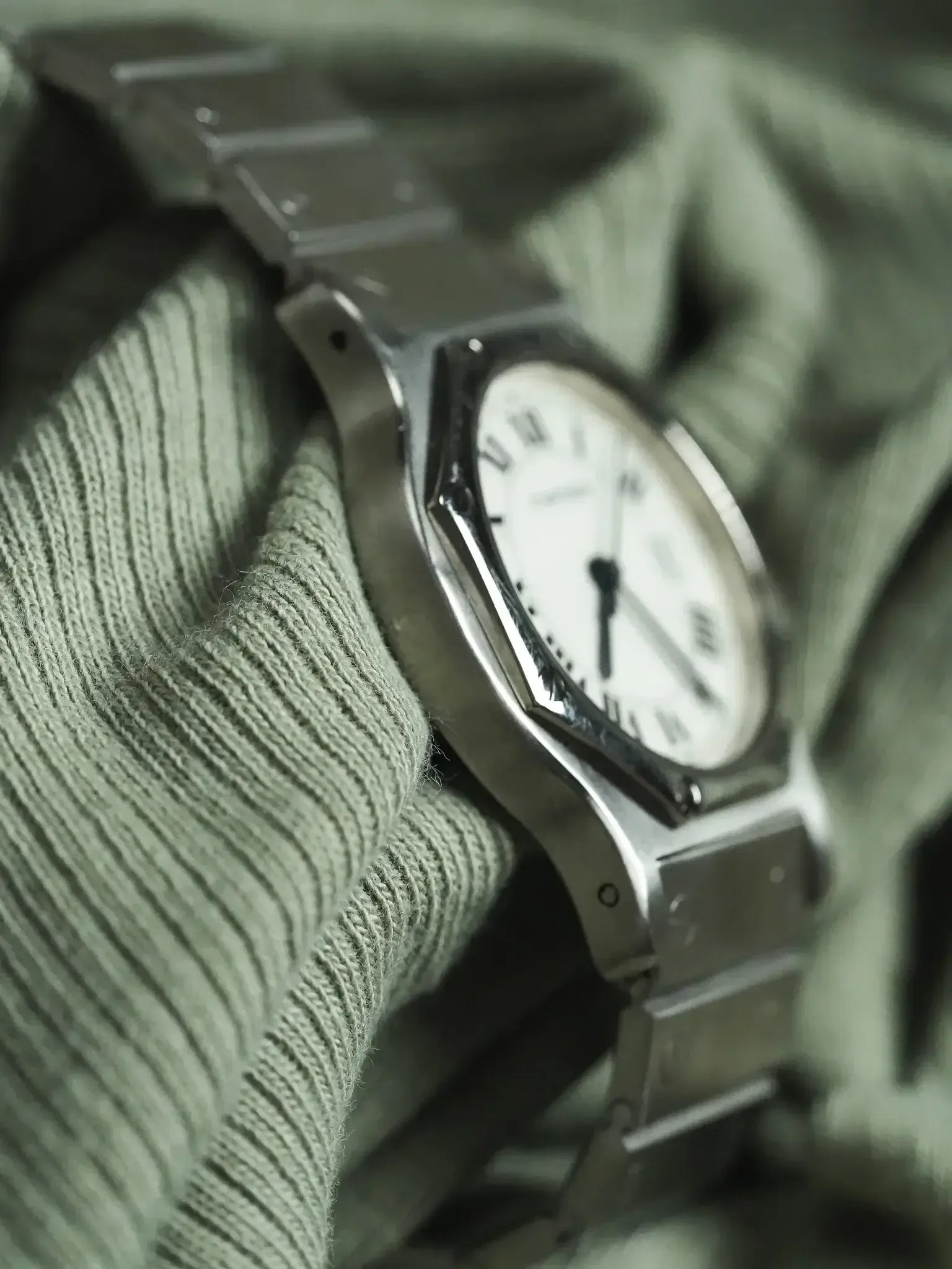 Montre Cartier Santos Octogonale Vintage - Acier 2965 (Années 1980) - Atelier Victor