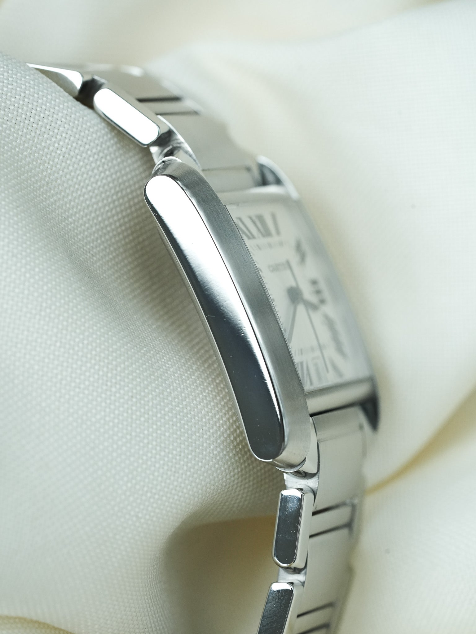 Montre Cartier Tank Française 2302 - Acier Automatique Homme (Années 2000) - Atelier Victor
