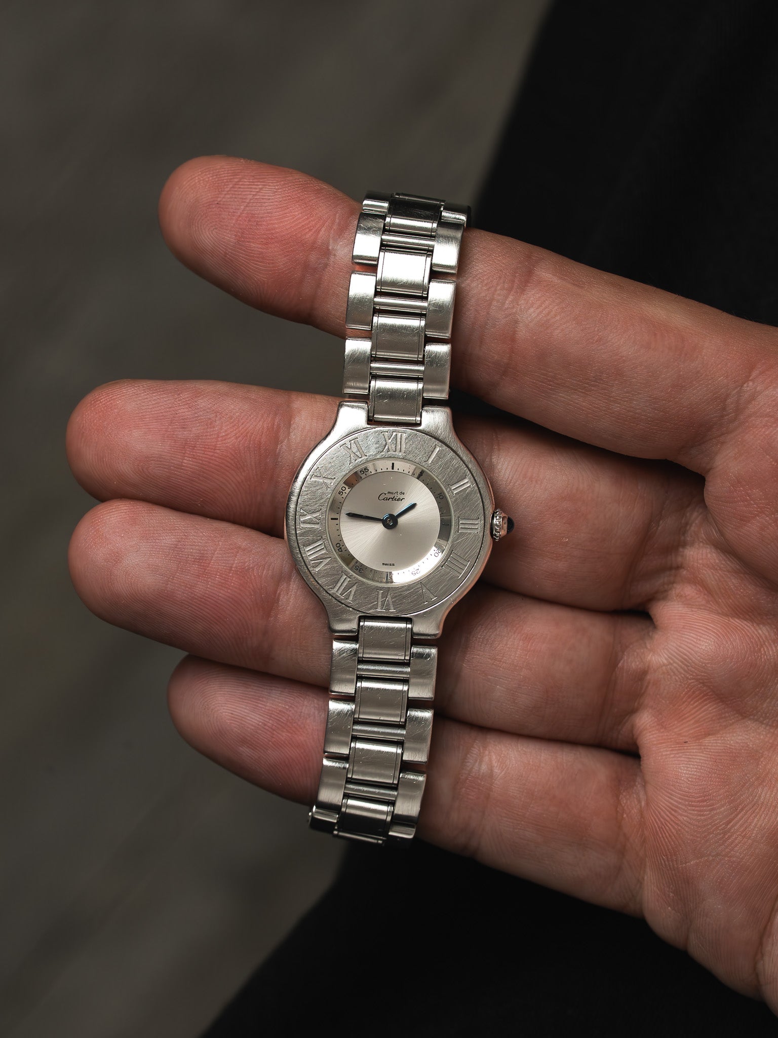Vintage Cartier Must Watch 21 1340 Steel | Atelier Victor
