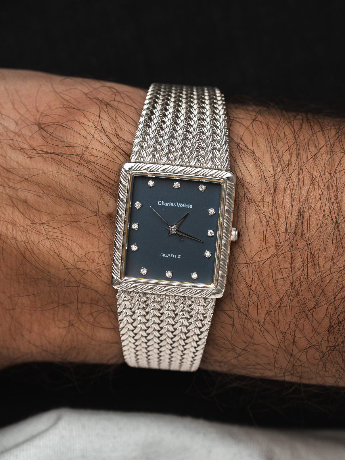 Bracciale intrecciato srotolato - Charles Vögele CV-7357 Orologio - Atelier Victor