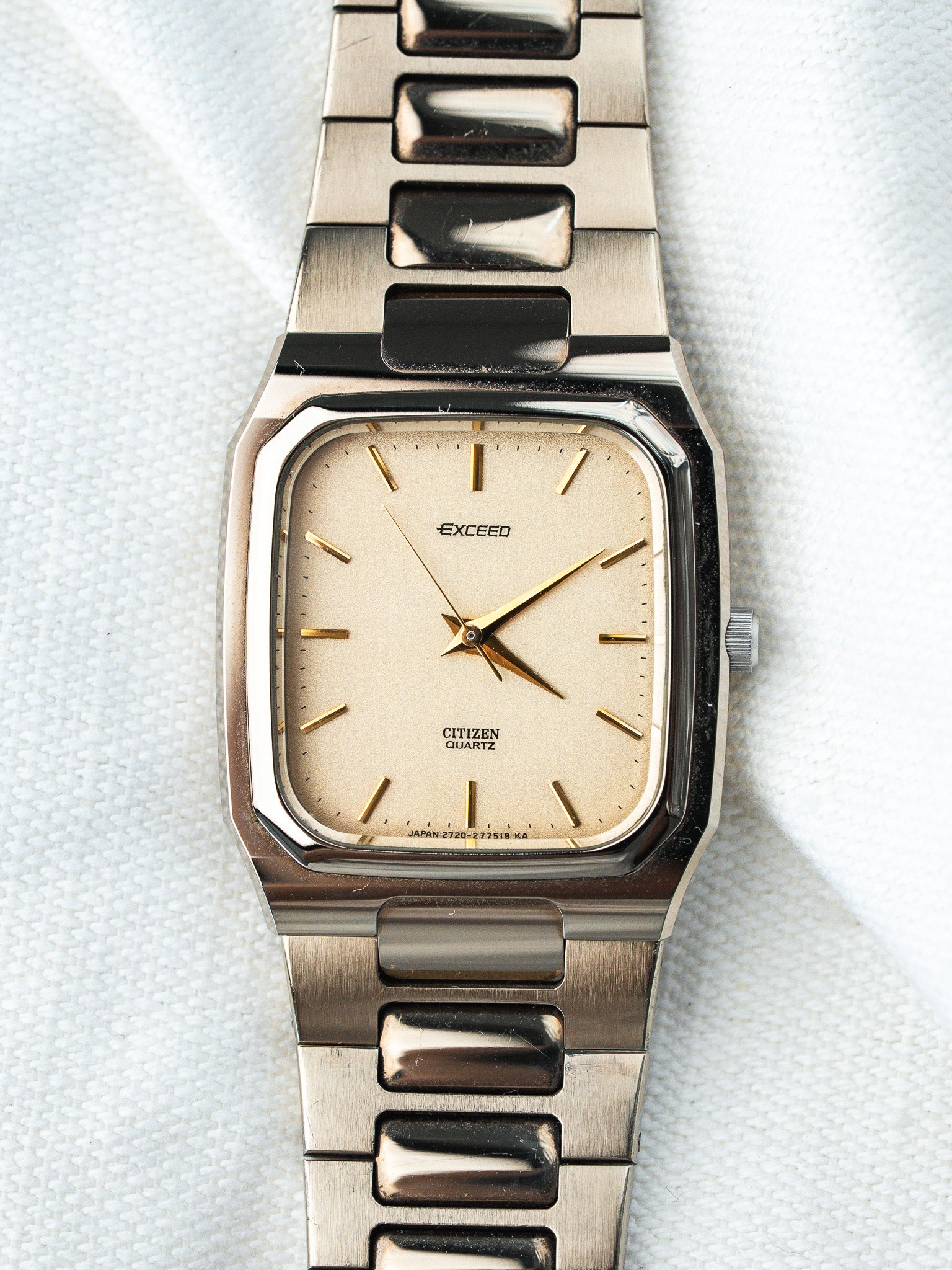 Montre Citizen Exceed Vintage - Tonneau Acier Bronze (1997) - Atelier Victor