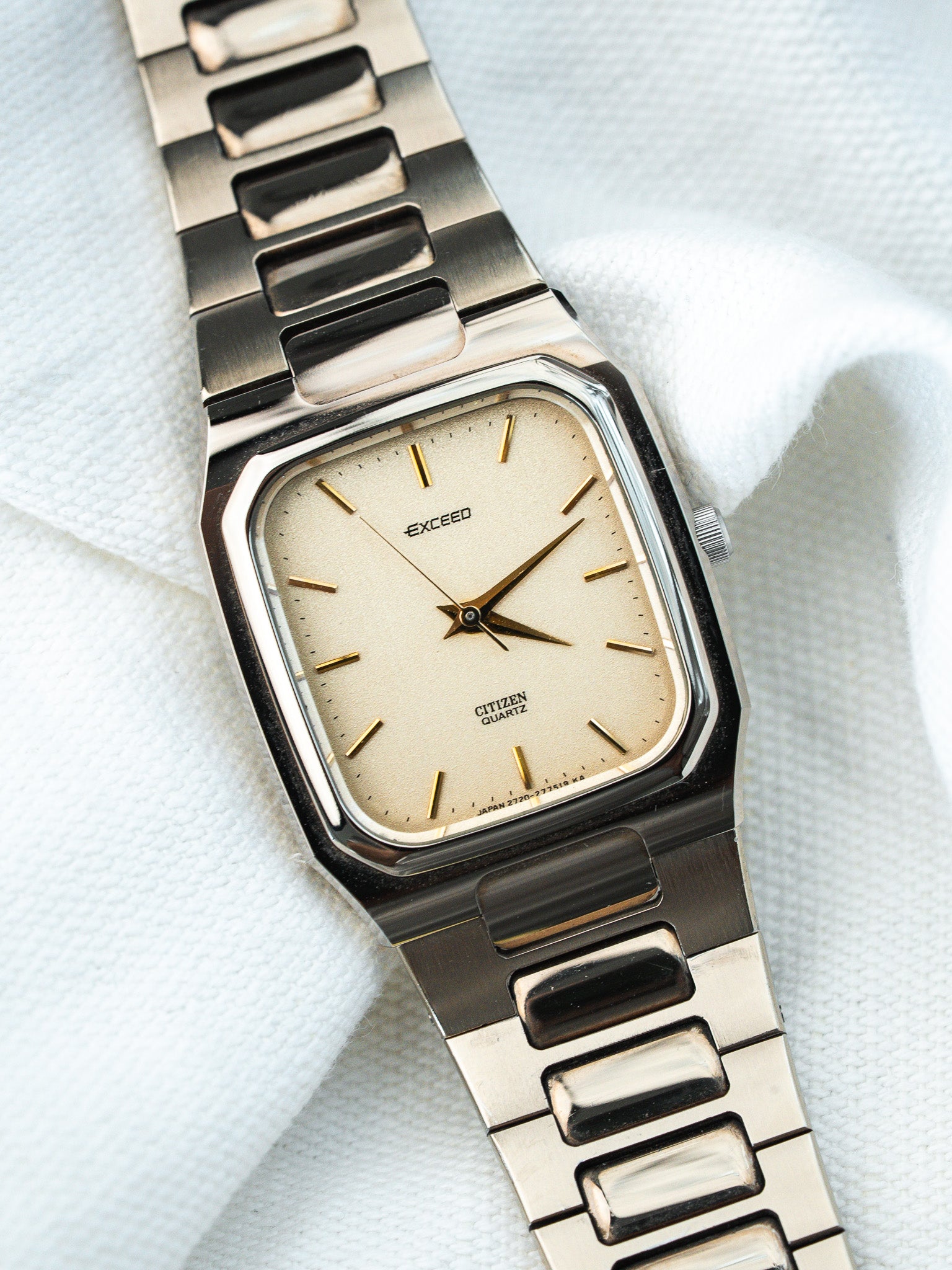 Montre Citizen Exceed Vintage - Tonneau Acier Bronze (1997) - Atelier Victor