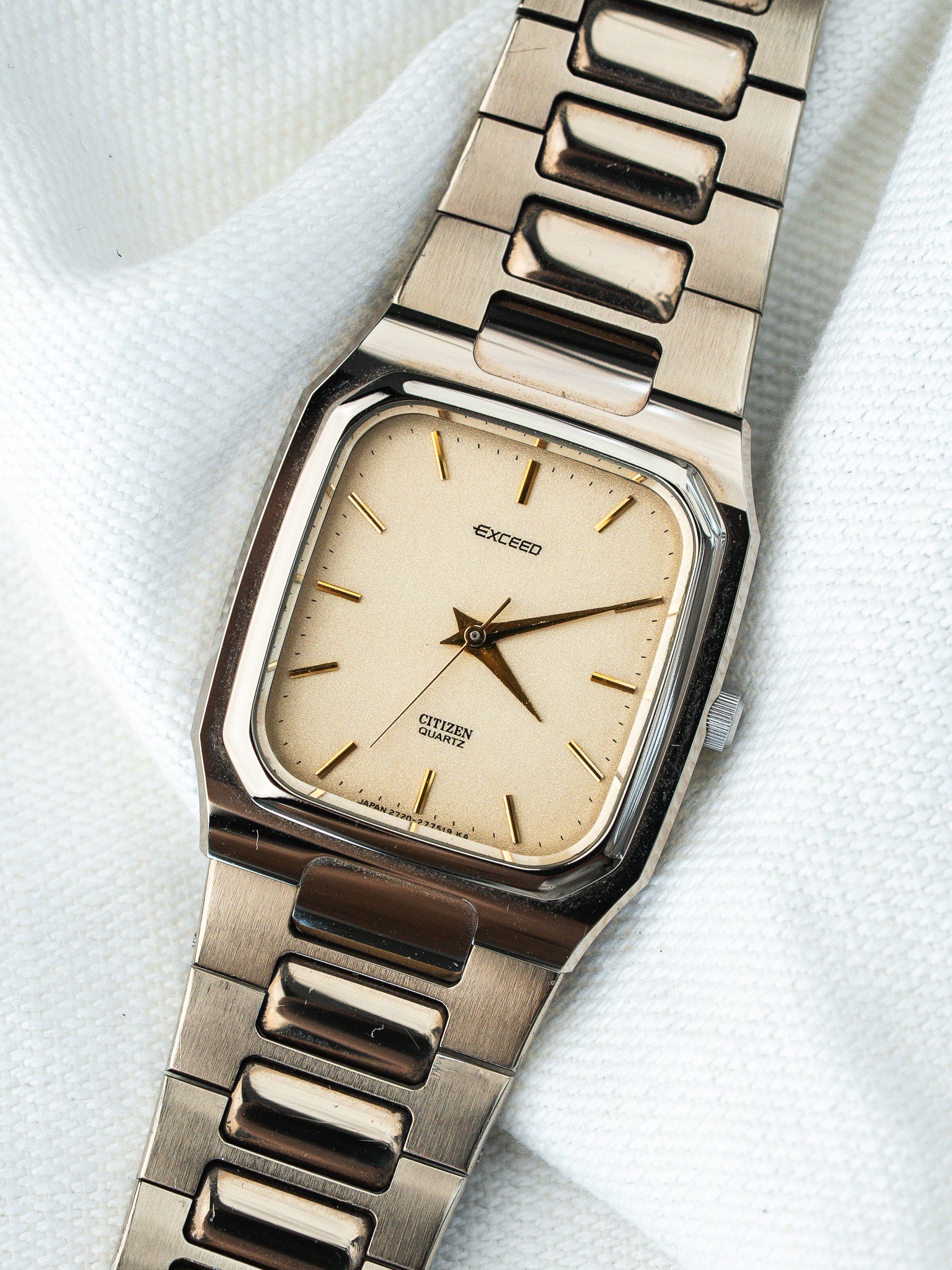 Montre Citizen Exceed Vintage - Tonneau Acier Bronze (1997) - Atelier Victor