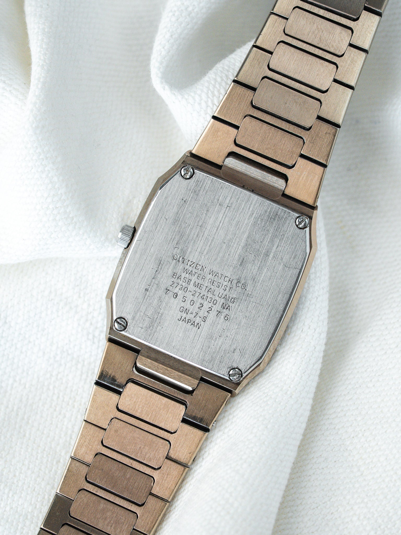 Montre Citizen Exceed Vintage - Tonneau Acier Bronze (1997) - Atelier Victor