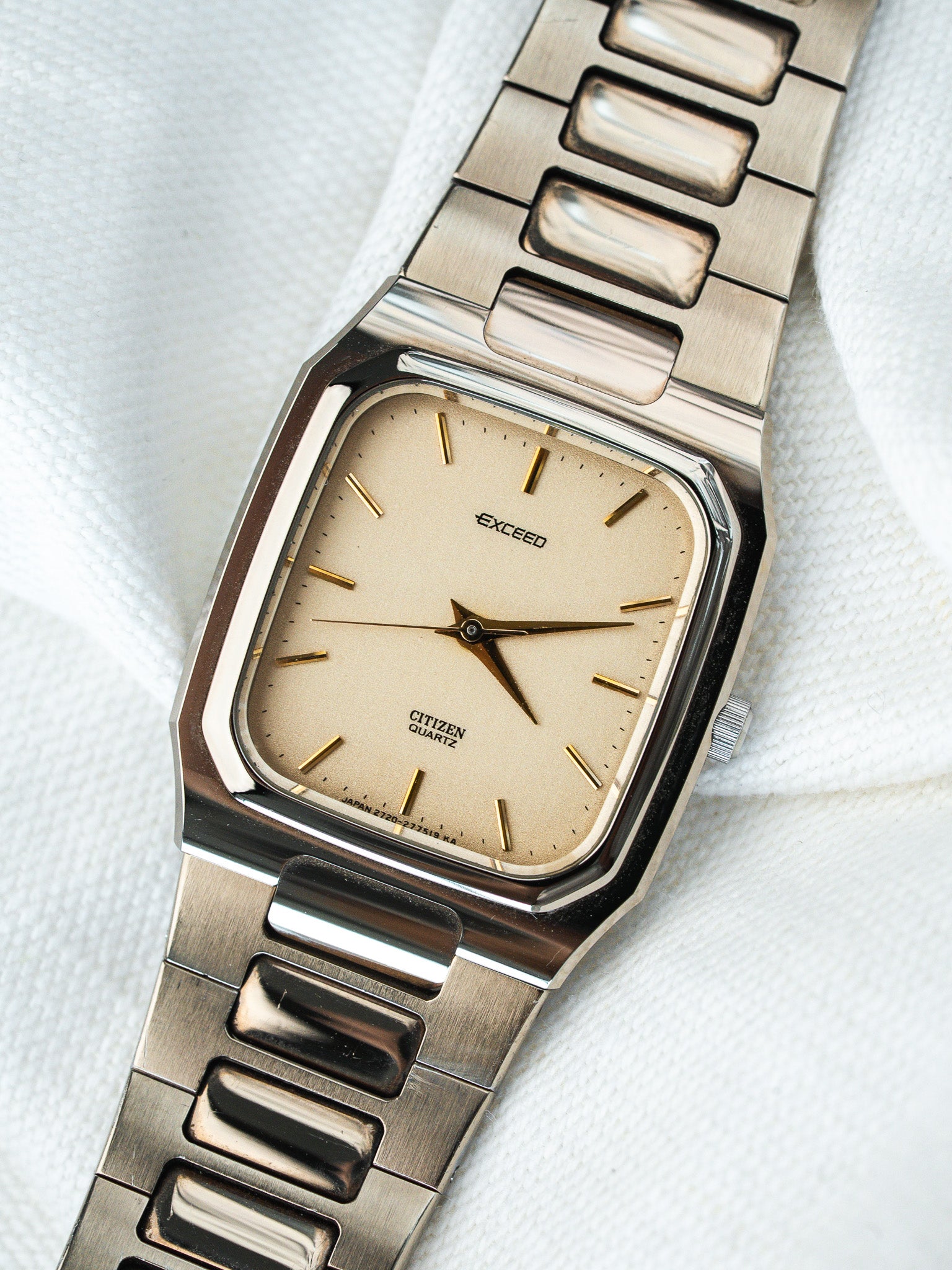 Montre Citizen Exceed Vintage - Tonneau Acier Bronze (1997) - Atelier Victor