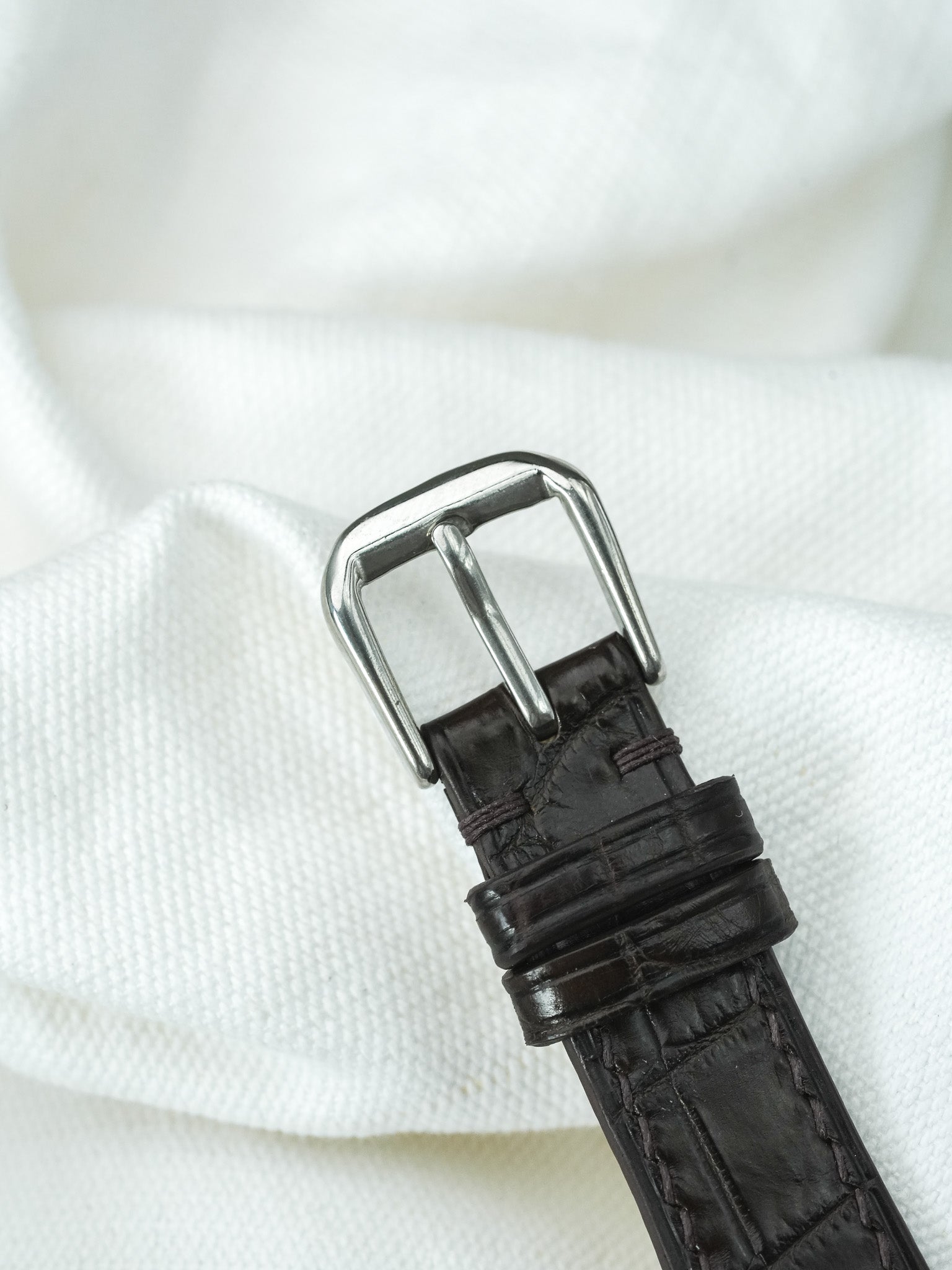 Montre Citizen Vintage - Tank Chocolat Guilloché (1988) - Atelier Victor