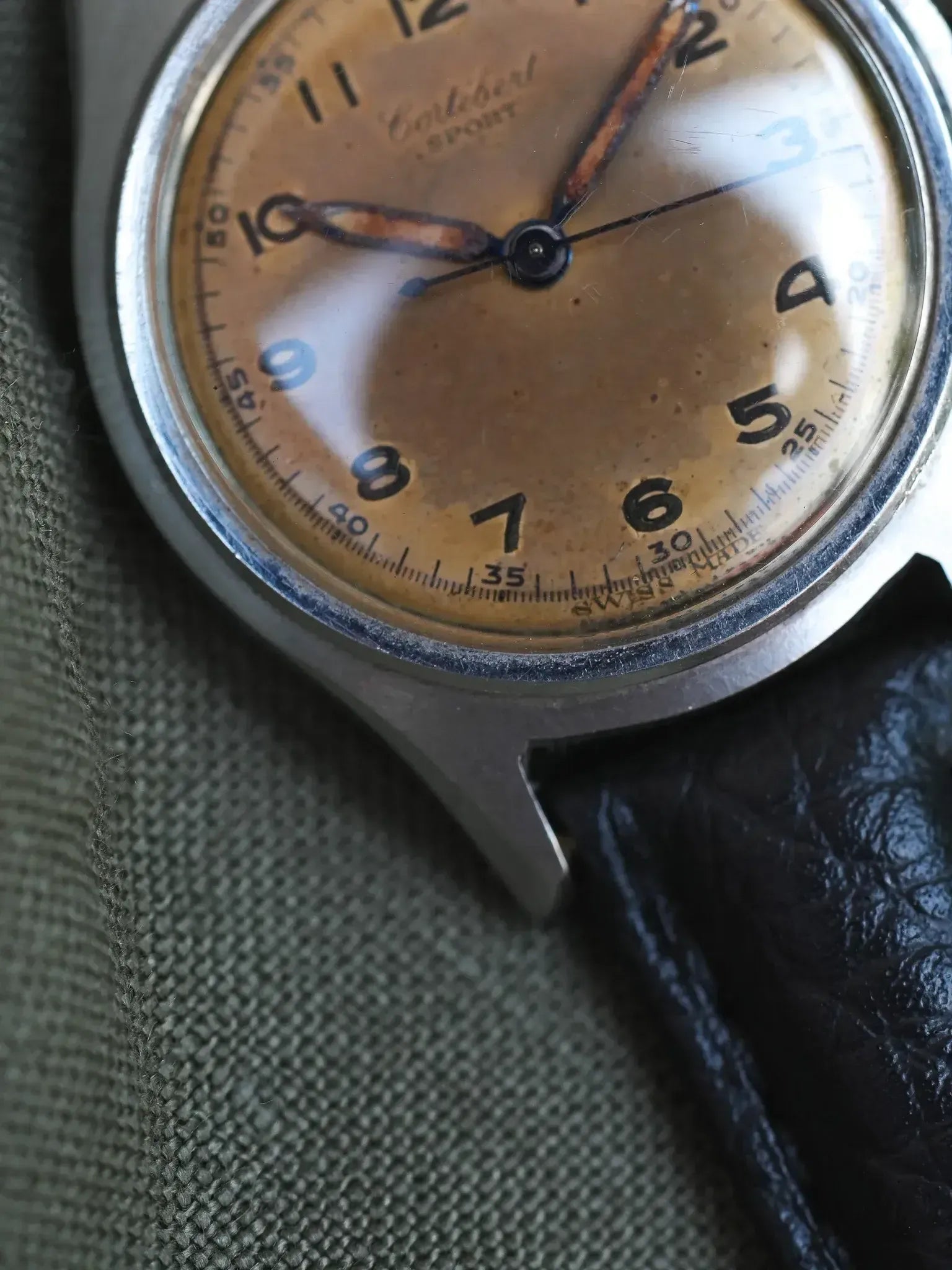 Vintage Cortebert Sport Swiss Watch 15 Jewels Manual Wind Tropical Dial Not Work Cortébert Wristwatches with Vintage for sale - eBay main image 4