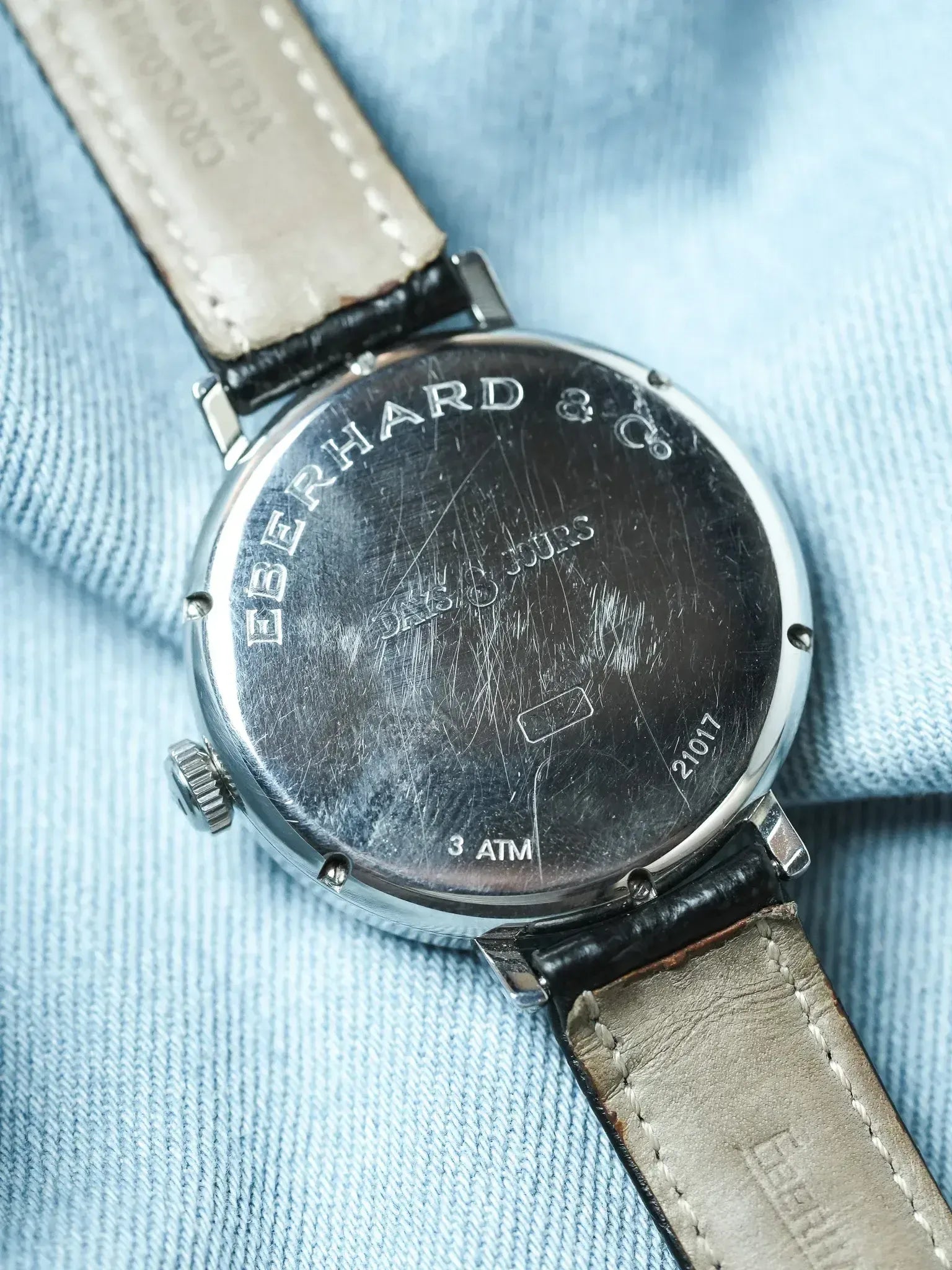 Montre Eberhard & Co 21017 - 8 Jours Acier (Années 1990) - Atelier Victor