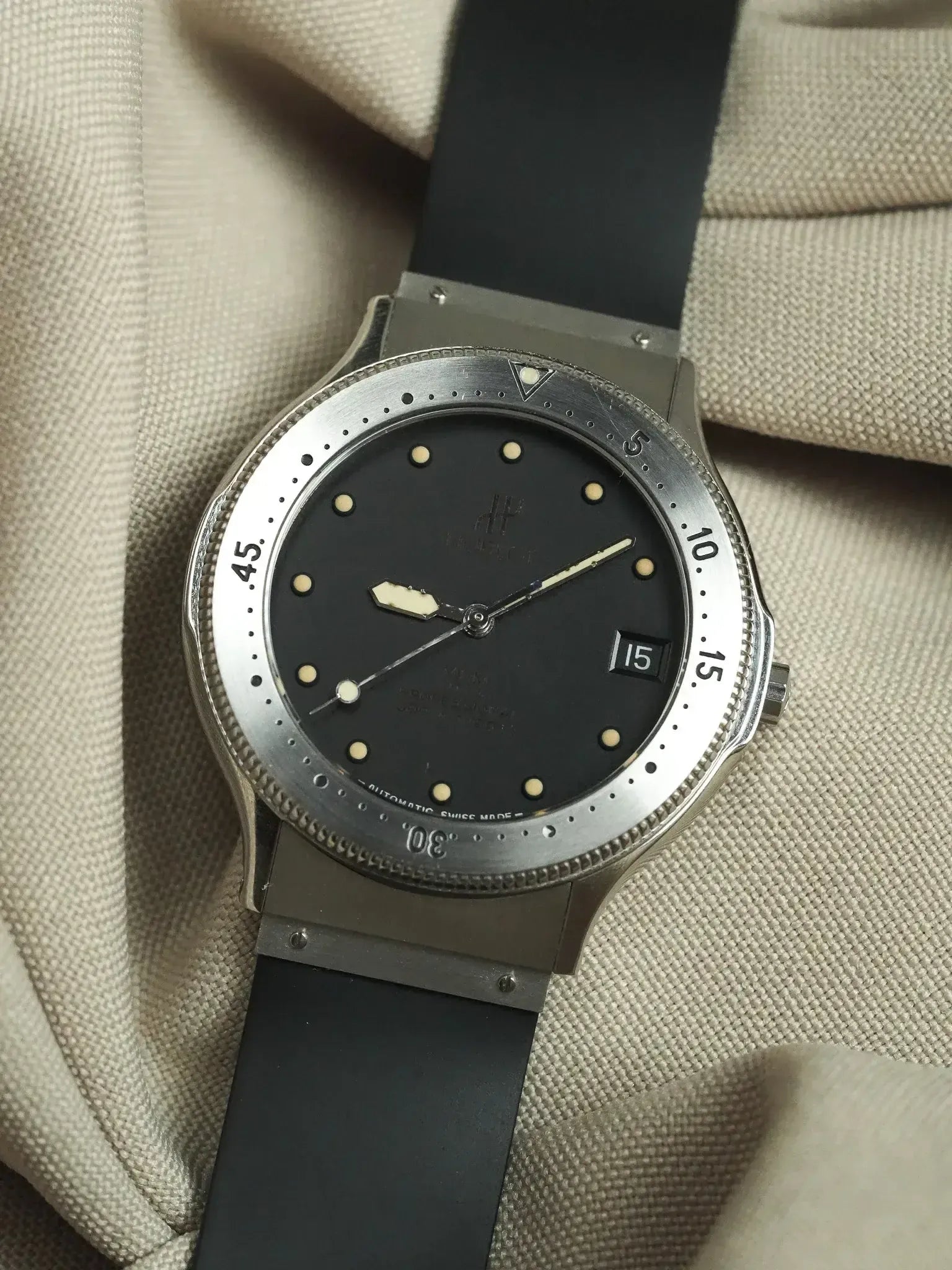 Montre Hublot MDM Professional Vintage - Acier 36mm (Années 1990) - Atelier Victor