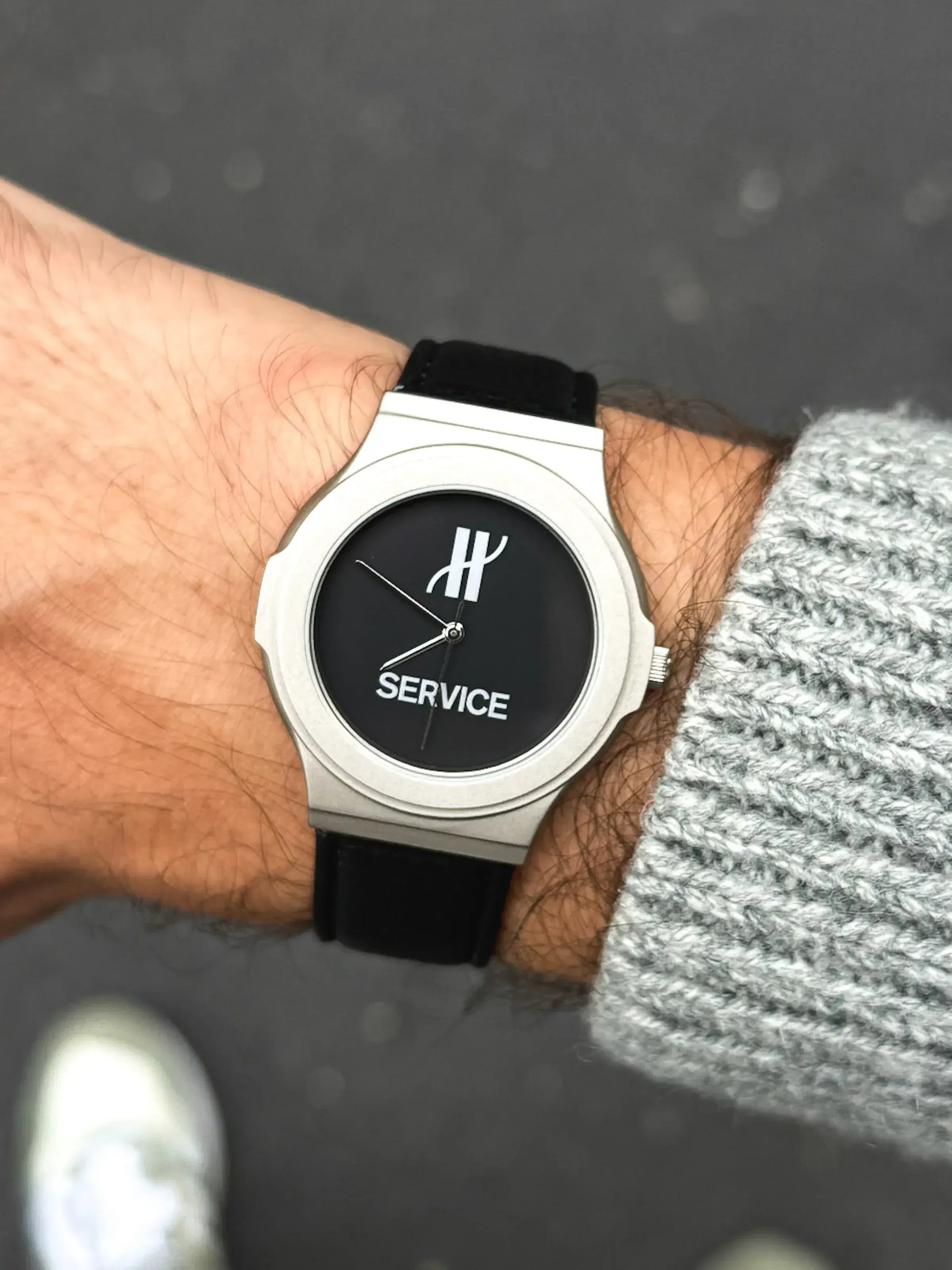 Montre Hublot Service Vintage - 36mm Acier Brossé (Années 2000) - Atelier Victor