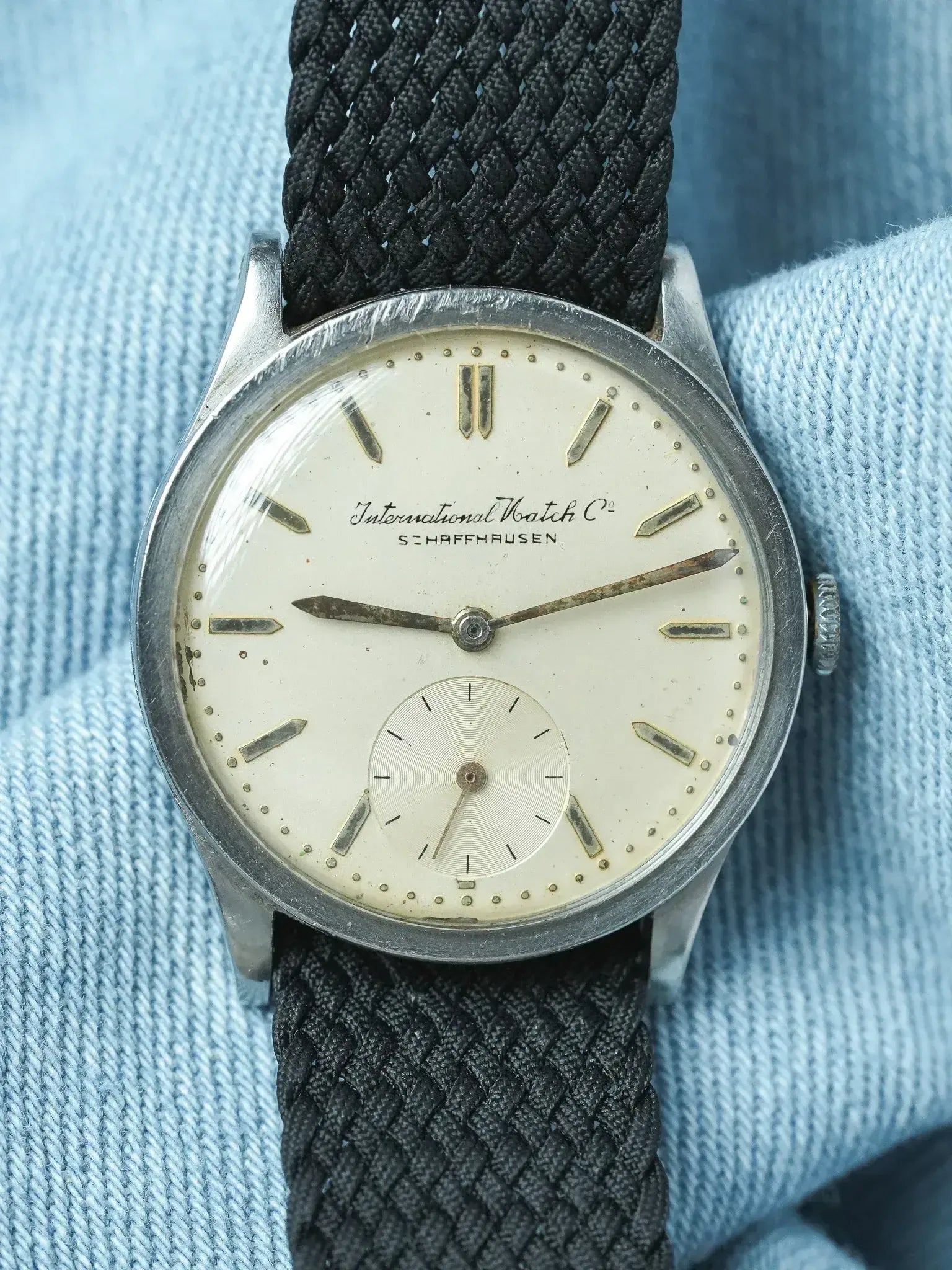 IWC Cal.88 International Watch Co 筆記体 スモールセコンド オールド 