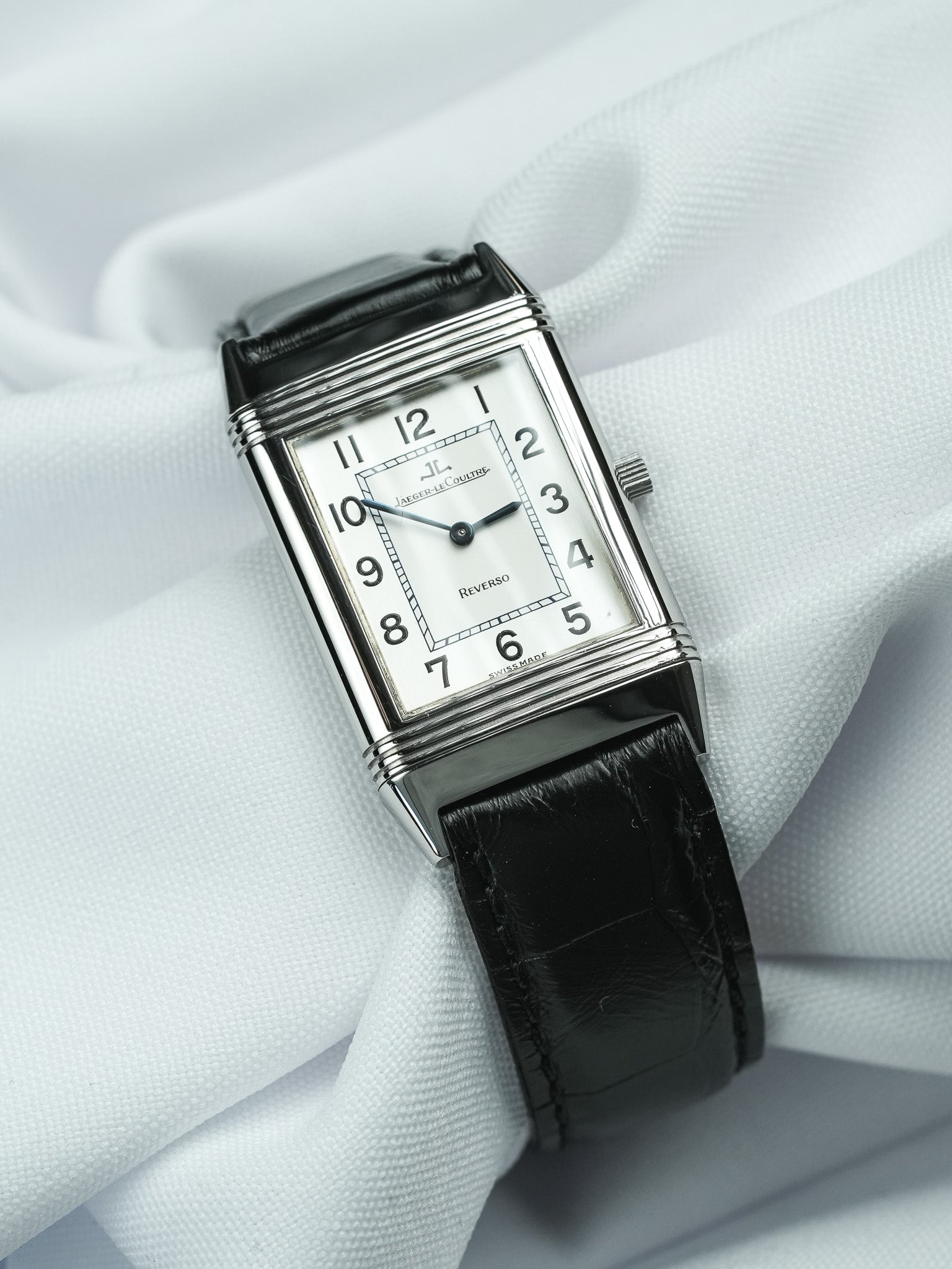 Montre Jaeger-LeCoultre Reservo 250.8.86 Vintage - Manuel Extra-Plate Acier (1990s) - Atelier Victor