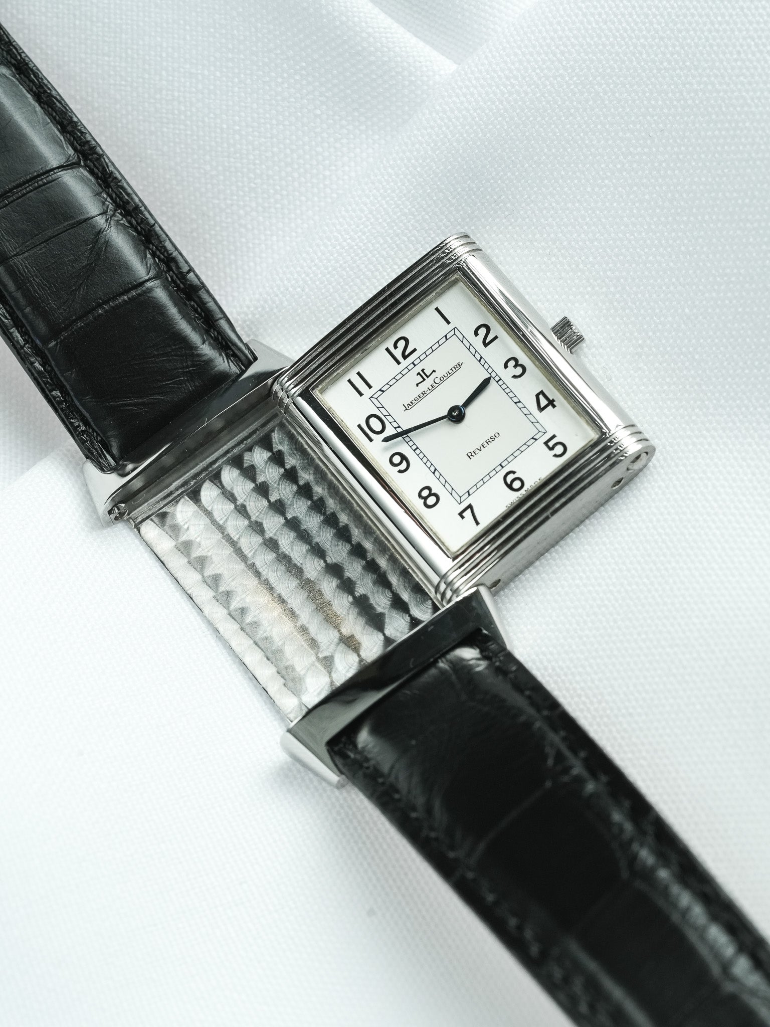 Montre Jaeger-LeCoultre Reservo 250.8.86 Vintage - Manuel Extra-Plate Acier (1990s) - Atelier Victor